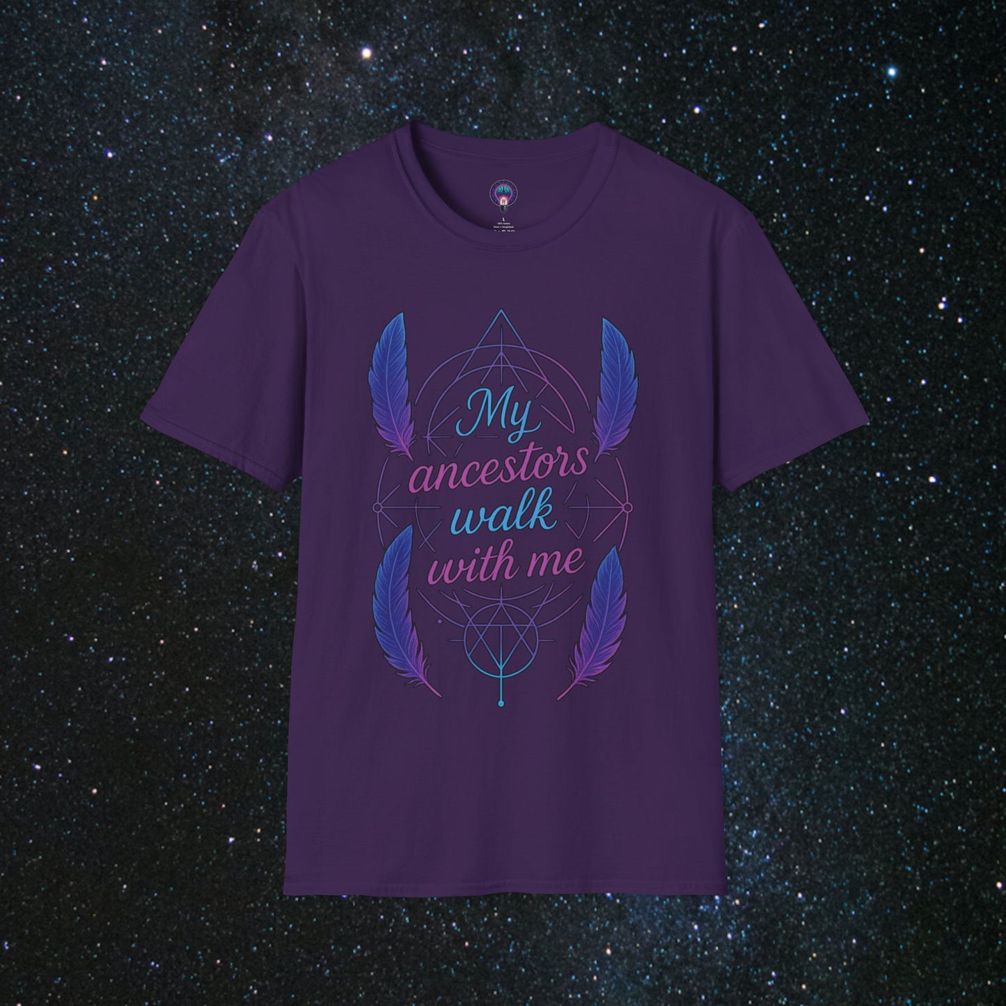 My Ancestors Walk With Me Softstyle T-Shirt