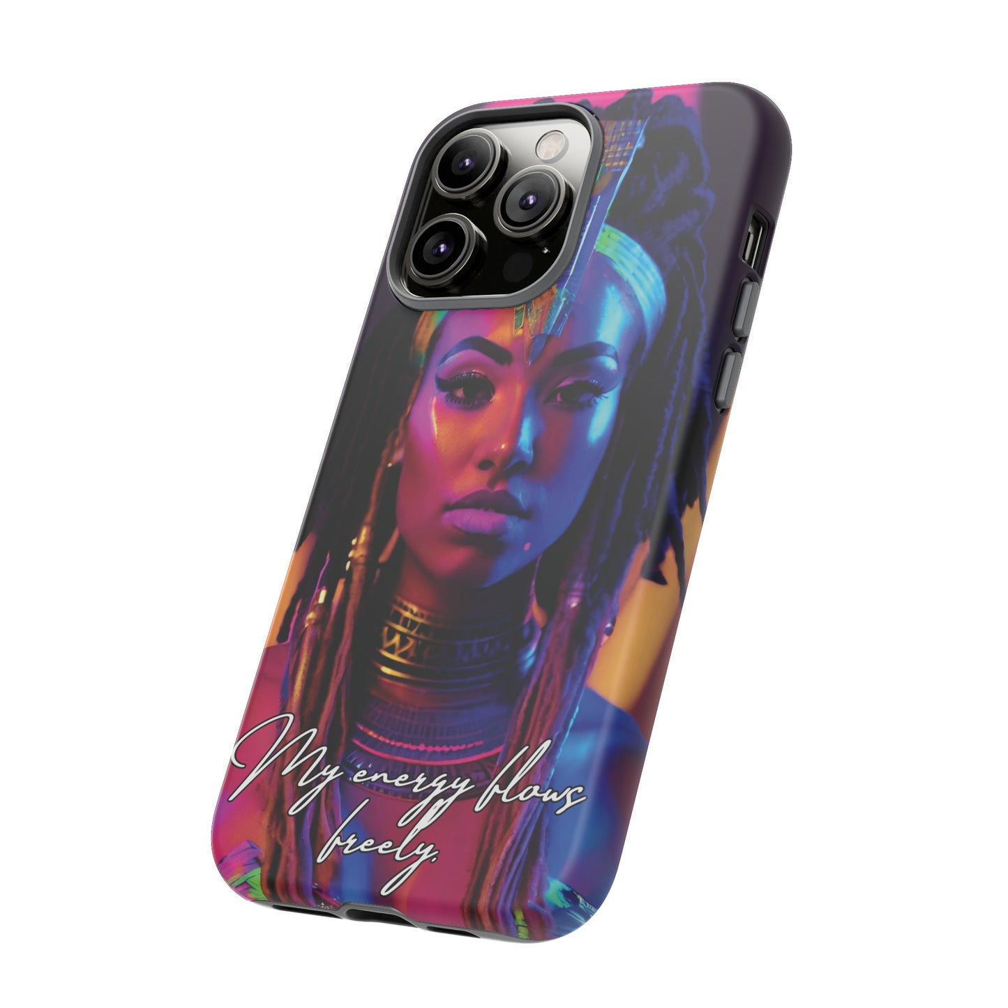'Neon Goddess' Everflow Luminex Phone Case