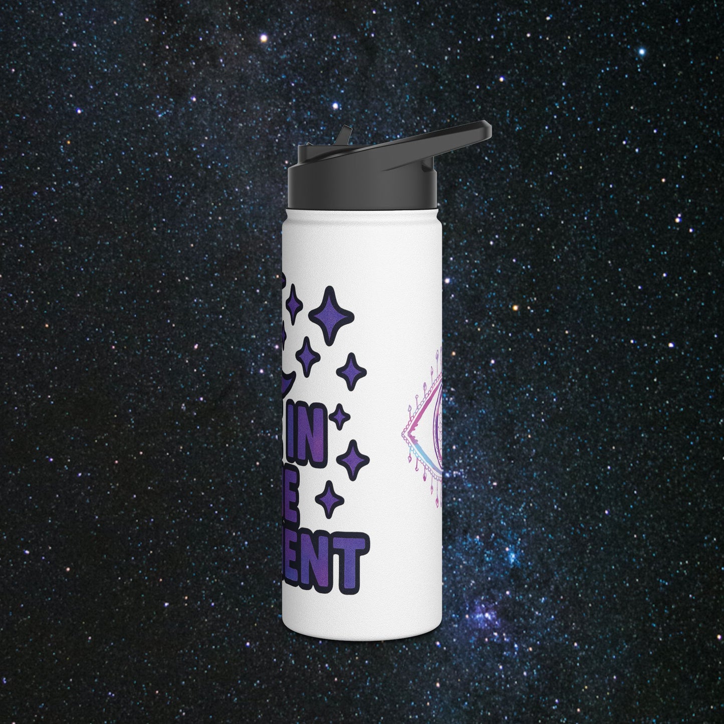 Live In The Moment Stainless Steel Water Bottle