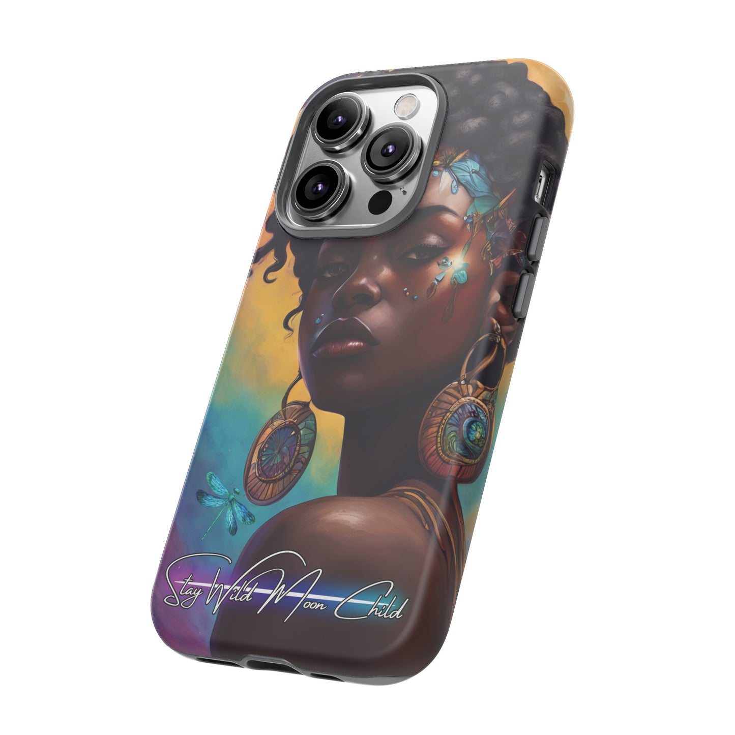 Stay Wild Moon Child - Noir Luminex Phone Case
