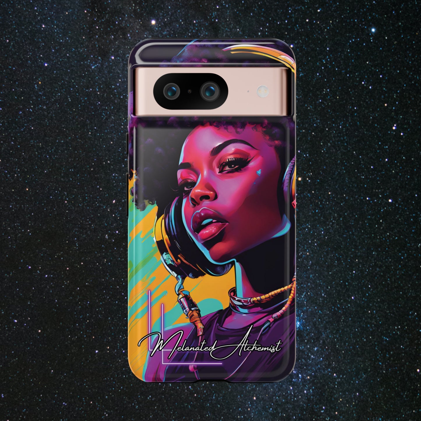 NoirAlchemy Glow - Transmute Woman Luminex Phone Case