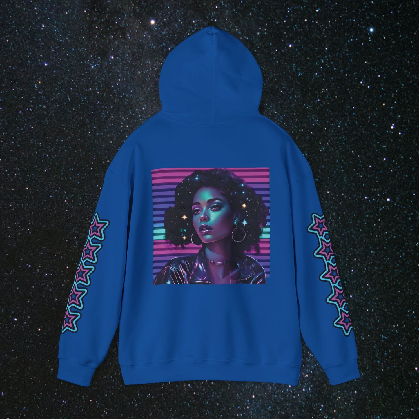 Retro Radiance - Women's Pullover Hoodie