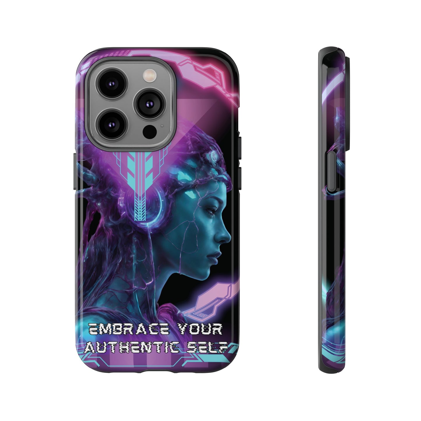 'Neon Goddess' Authentic Self Luminex Phone Case