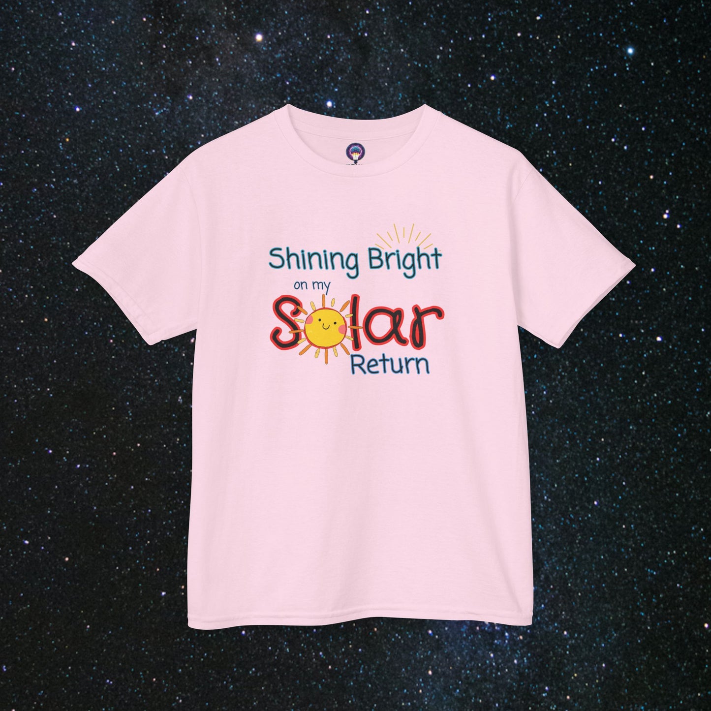 Shining Bright On My Solar Return Kids Tee