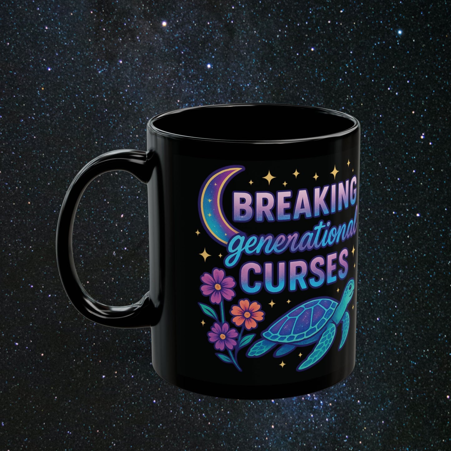 Serenity Black Mug