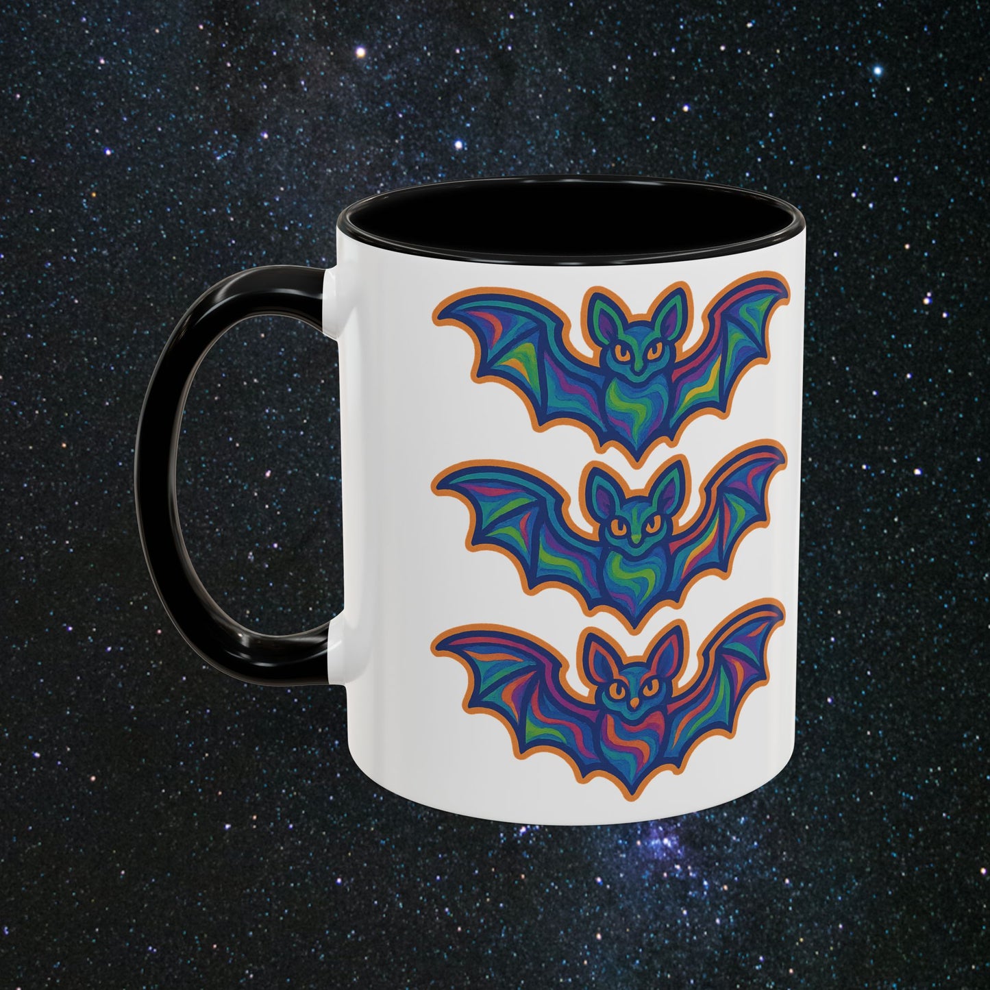 Psychedelic Halloween Accent Coffee Mug