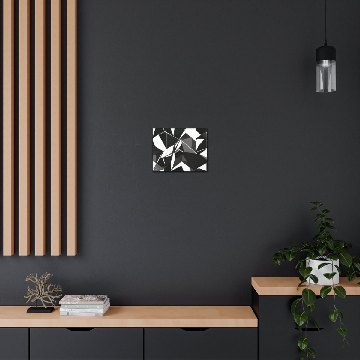 50 Shades Of Black Canvas Gallery Wrap - MindLight Apparel - 50 Shades Of Black Canvas Gallery Wrap - 24″ x 36″ - 1.25" -