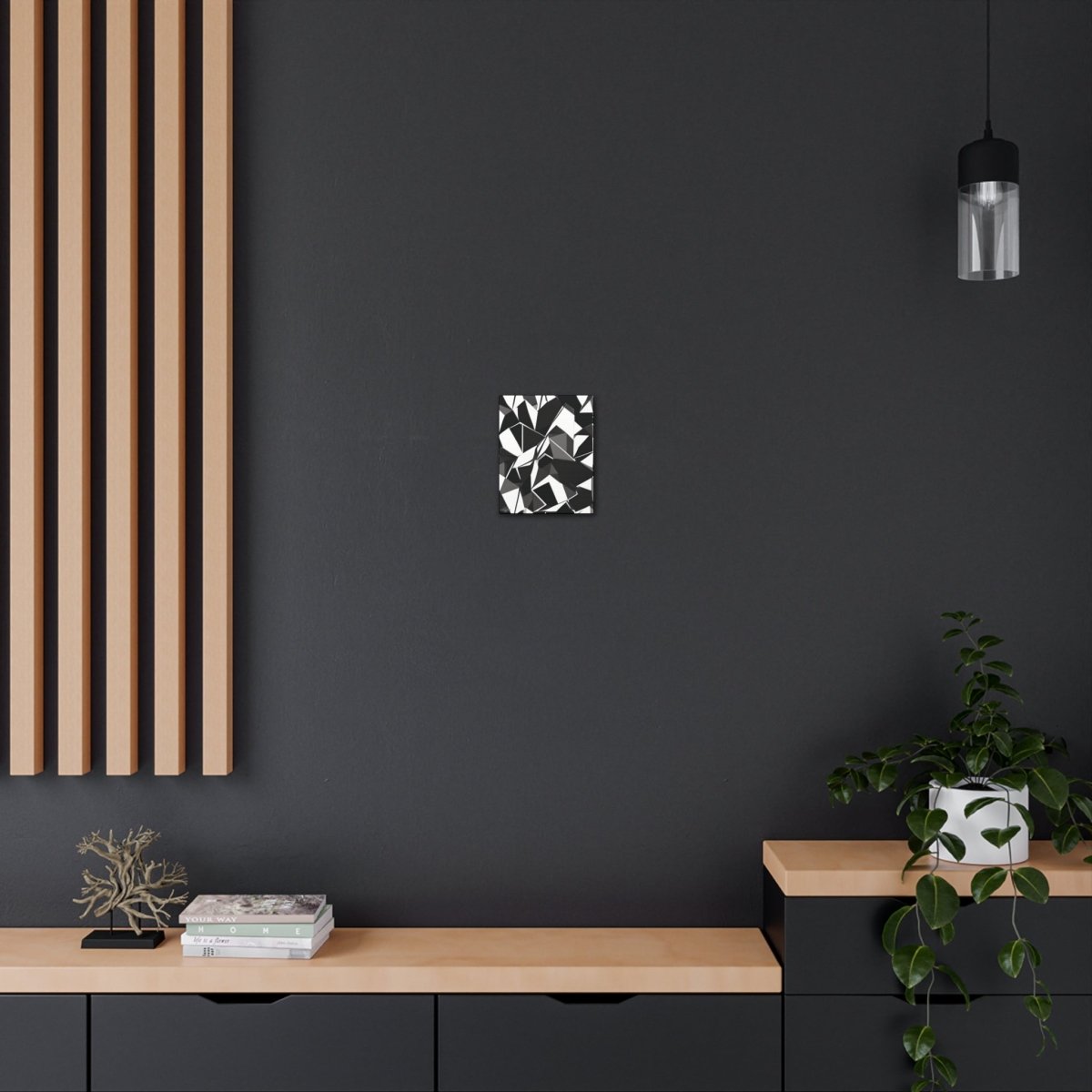 50 Shades Of Black Canvas Gallery Wrap - MindLight Apparel - 50 Shades Of Black Canvas Gallery Wrap - 24″ x 36″ - 1.25" -