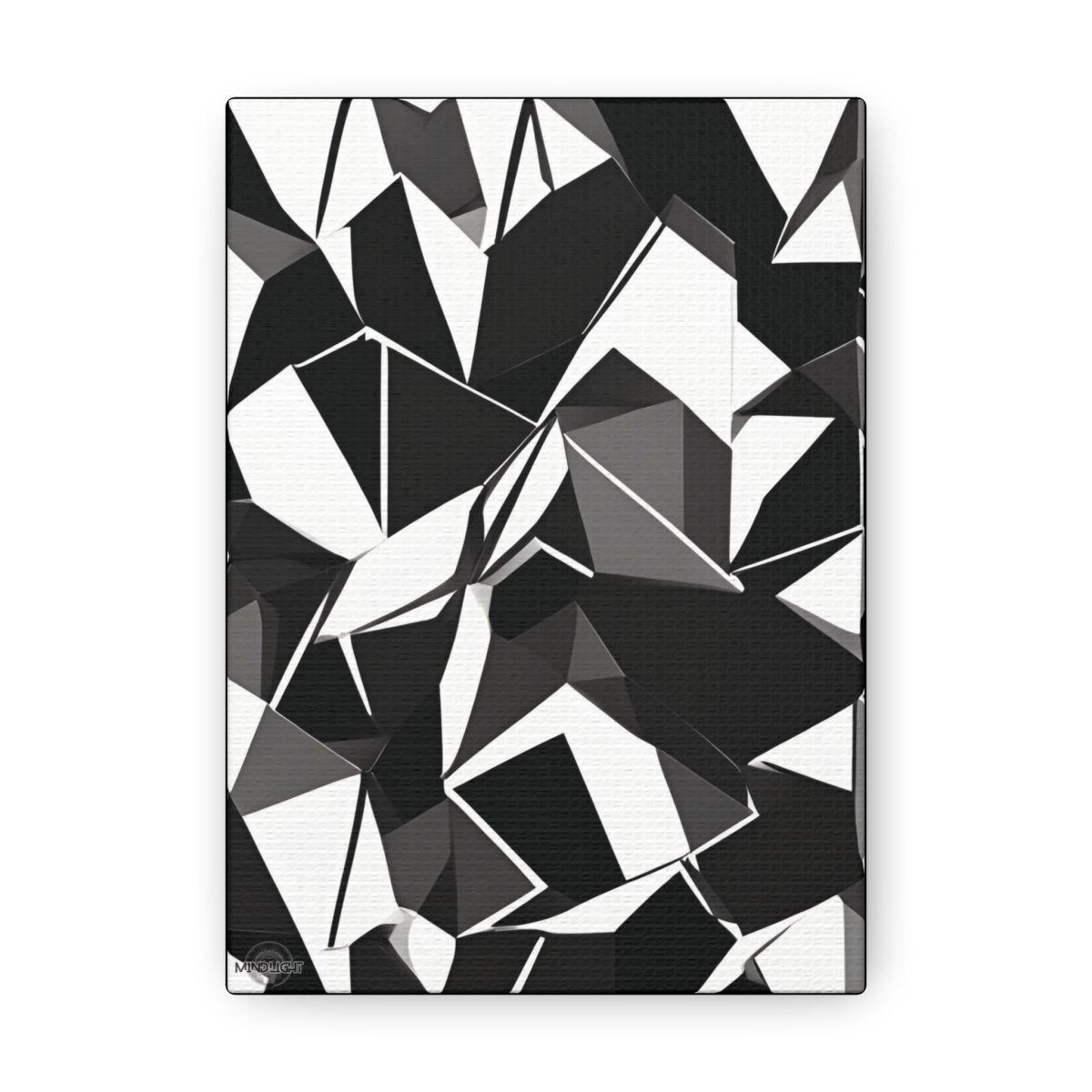 50 Shades Of Black Canvas Gallery Wrap - MindLight Apparel - 50 Shades Of Black Canvas Gallery Wrap - 5″ x 7″ - 1.25" -