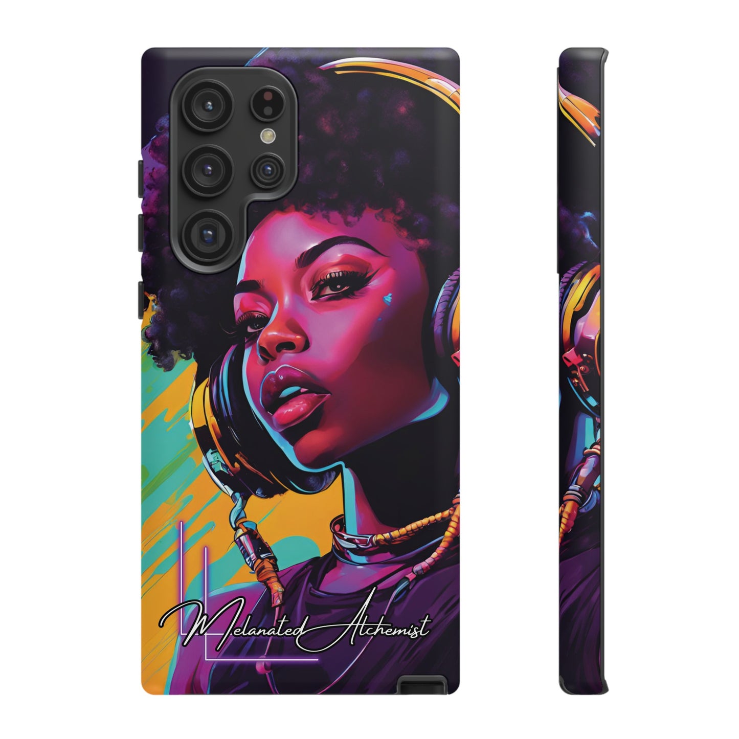 NoirAlchemy Glow - Transmute Woman Luminex Phone Case