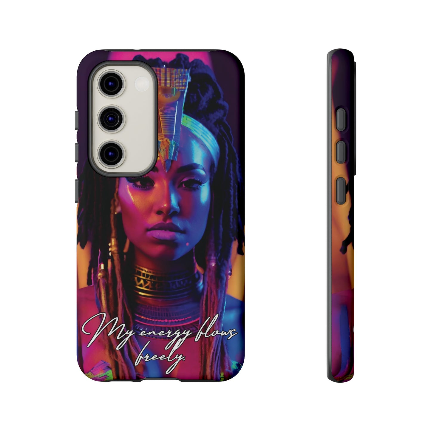 'Neon Goddess' Everflow Luminex Phone Case