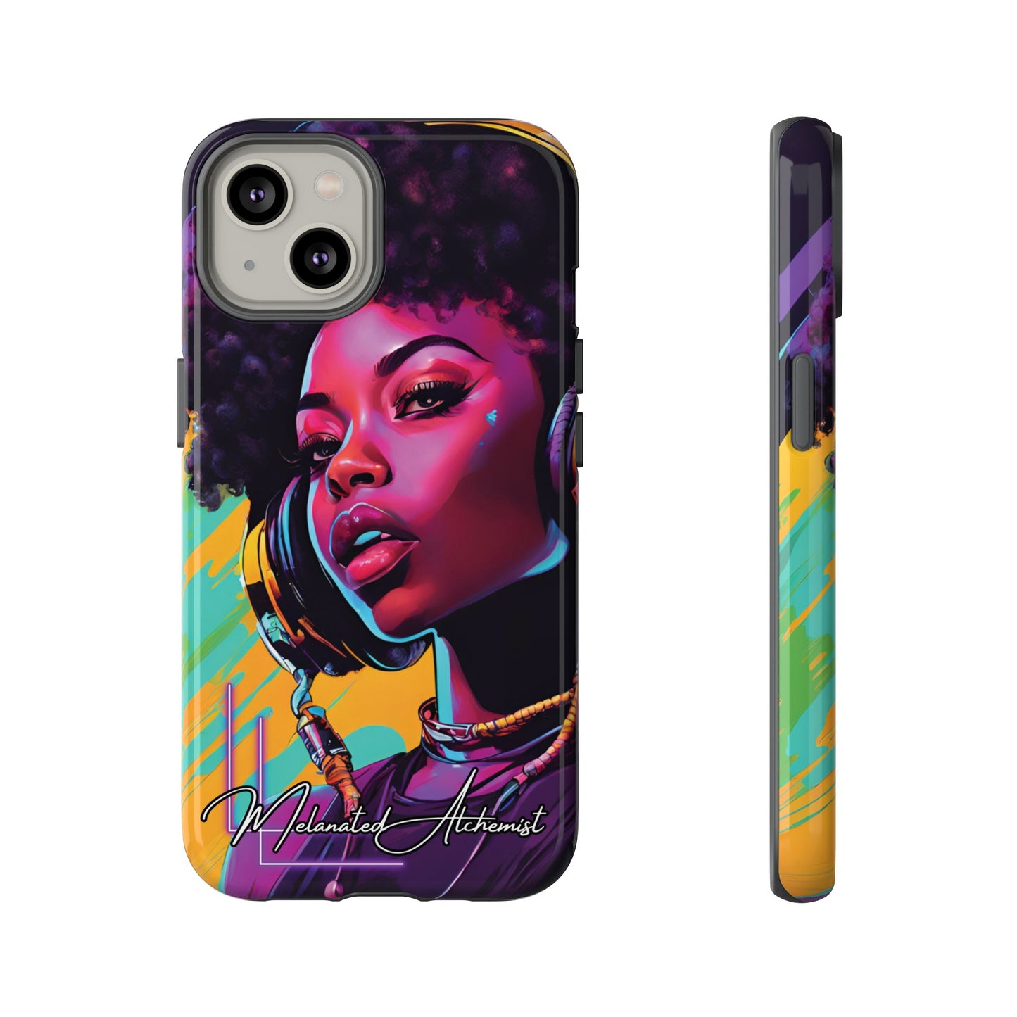 NoirAlchemy Glow - Transmute Woman Luminex Phone Case