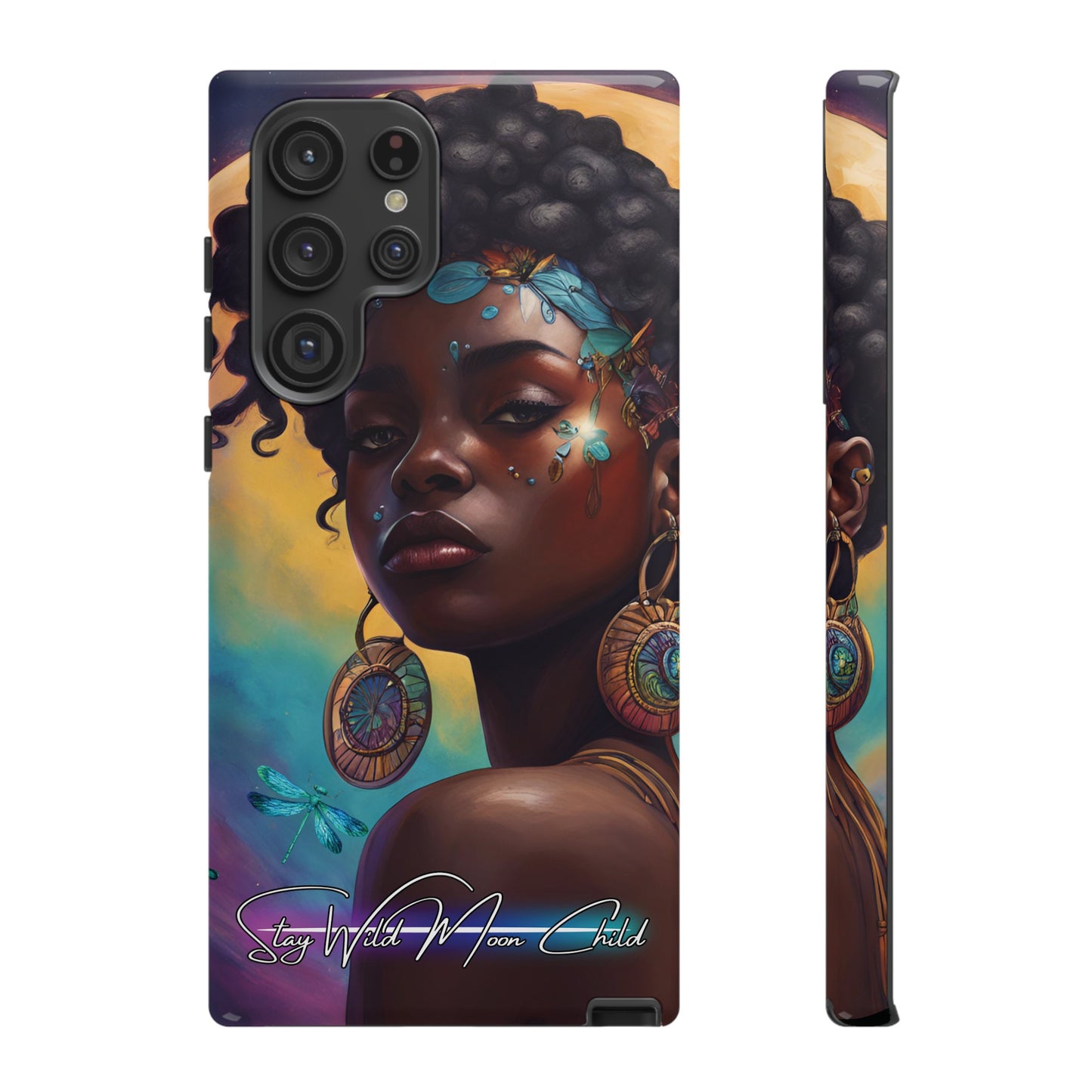 Stay Wild Moon Child - Noir Luminex Phone Case