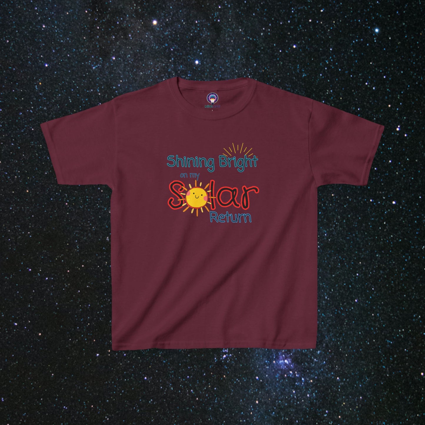 Shining Bright On My Solar Return Kids Tee