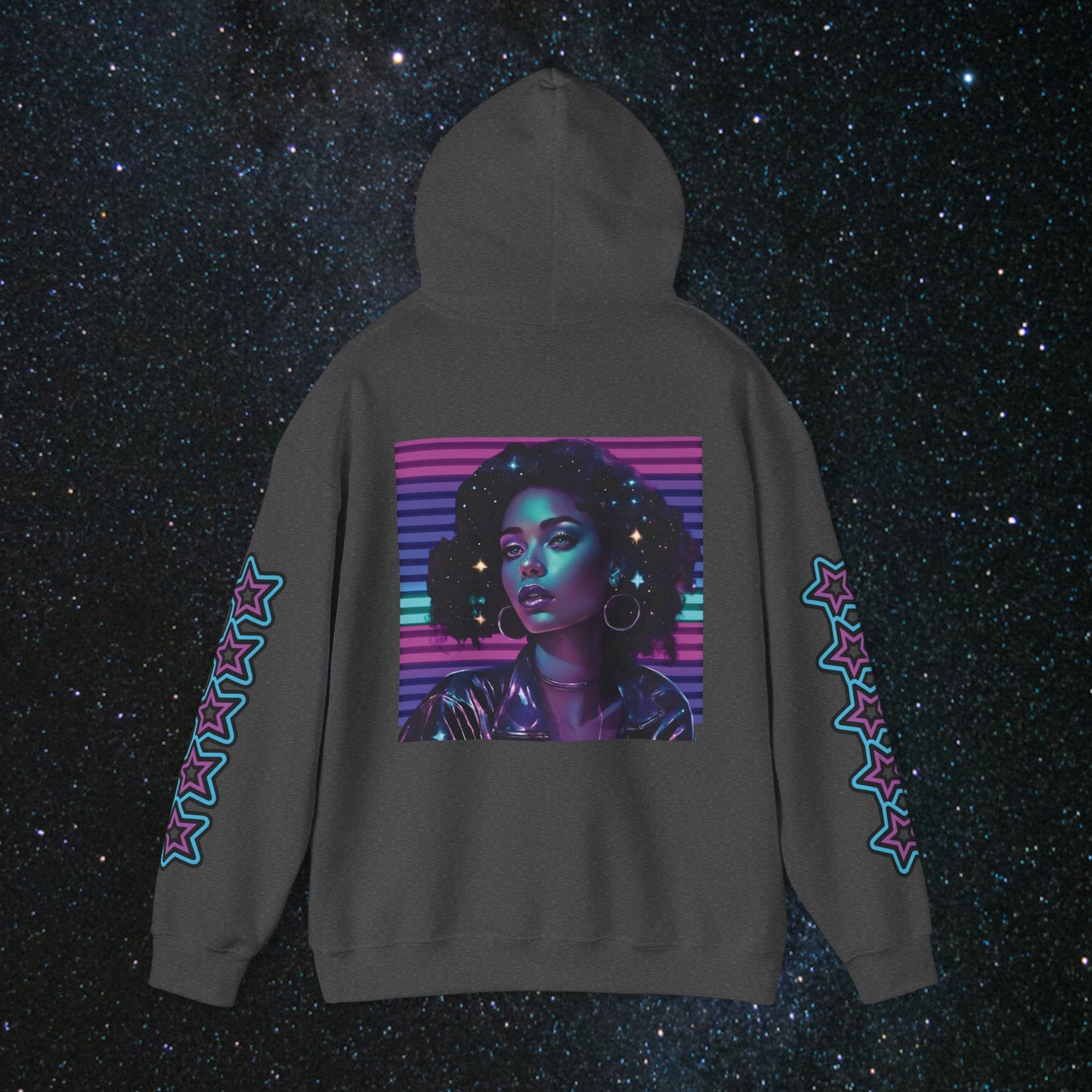Retro Radiance - Women's Pullover Hoodie