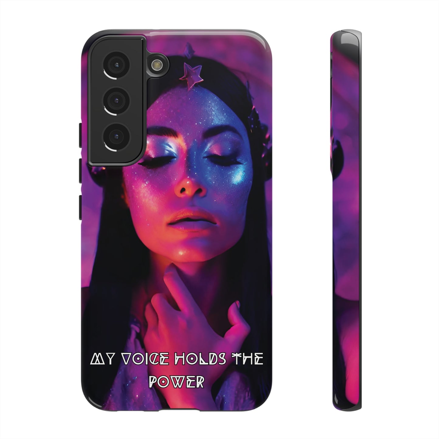 'Neon Goddess' Power Luminex Phone Case