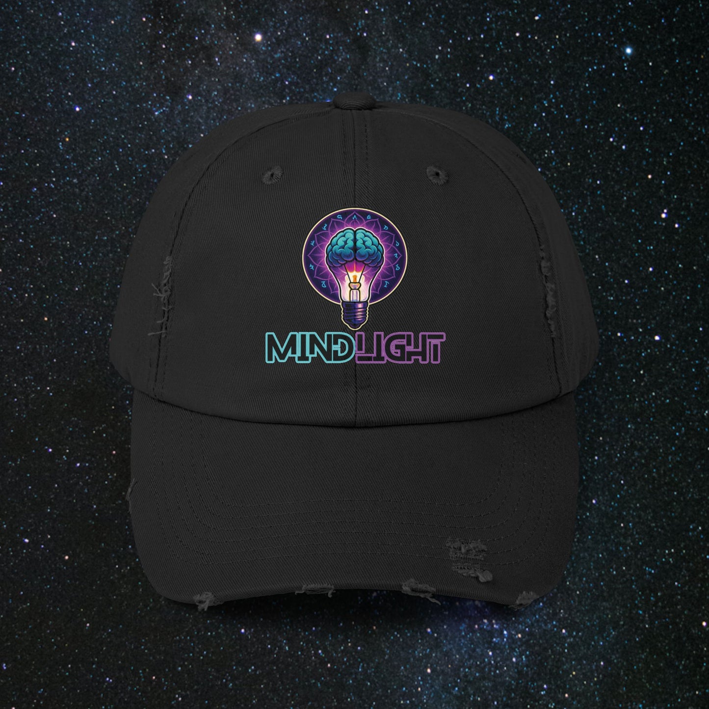 MindLight Explorer Unisex Distressed Cap