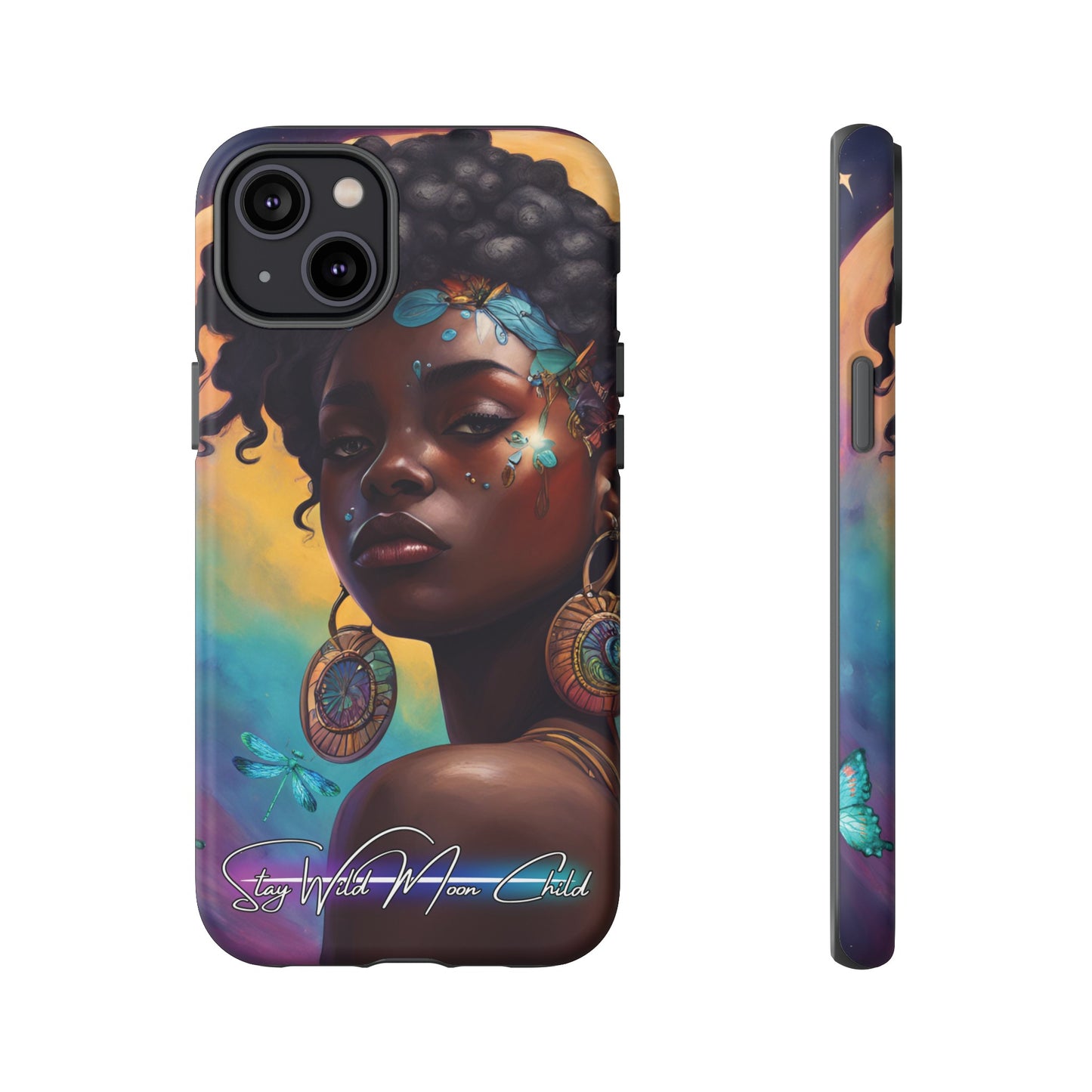 Stay Wild Moon Child - Noir Luminex Phone Case
