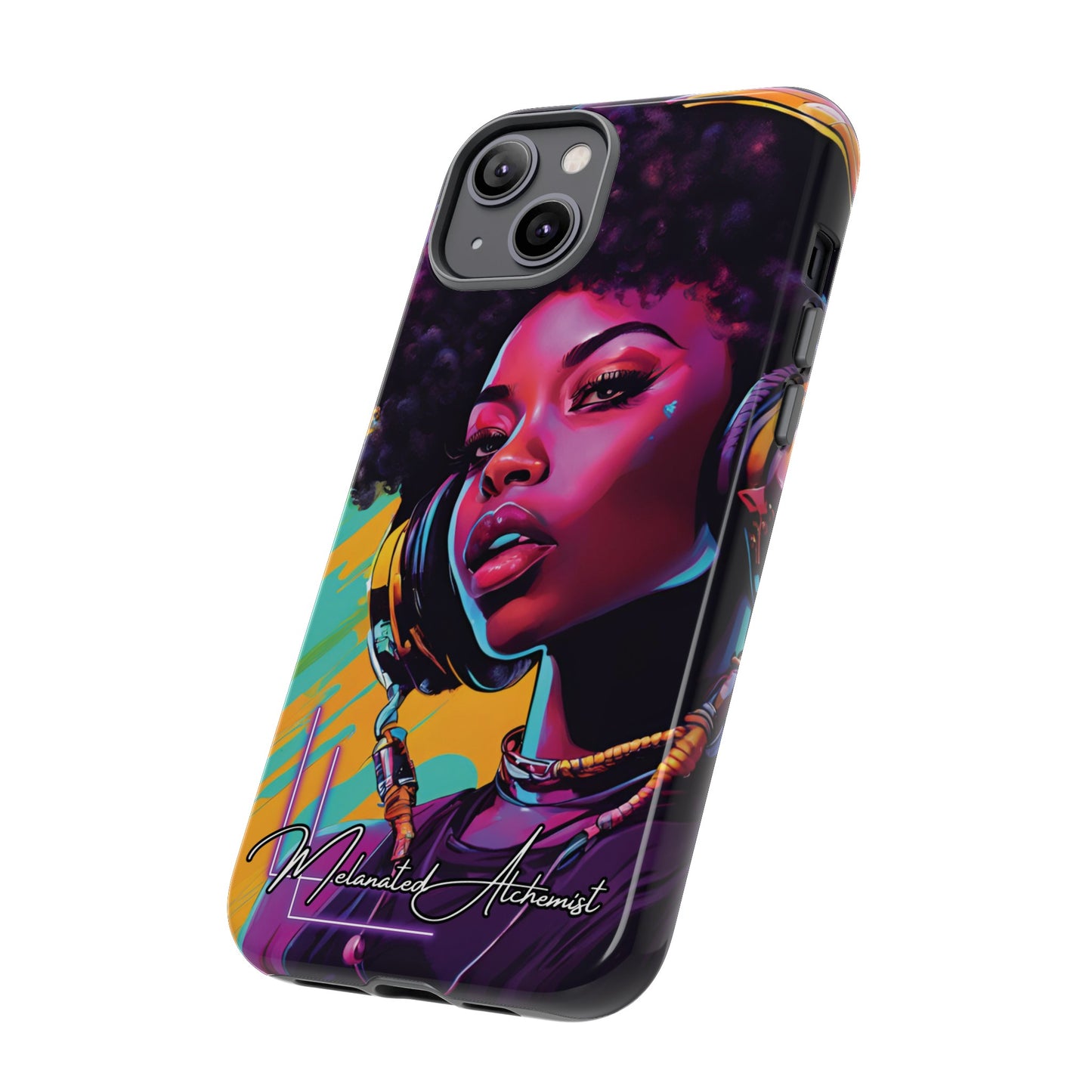 NoirAlchemy Glow - Transmute Woman Luminex Phone Case