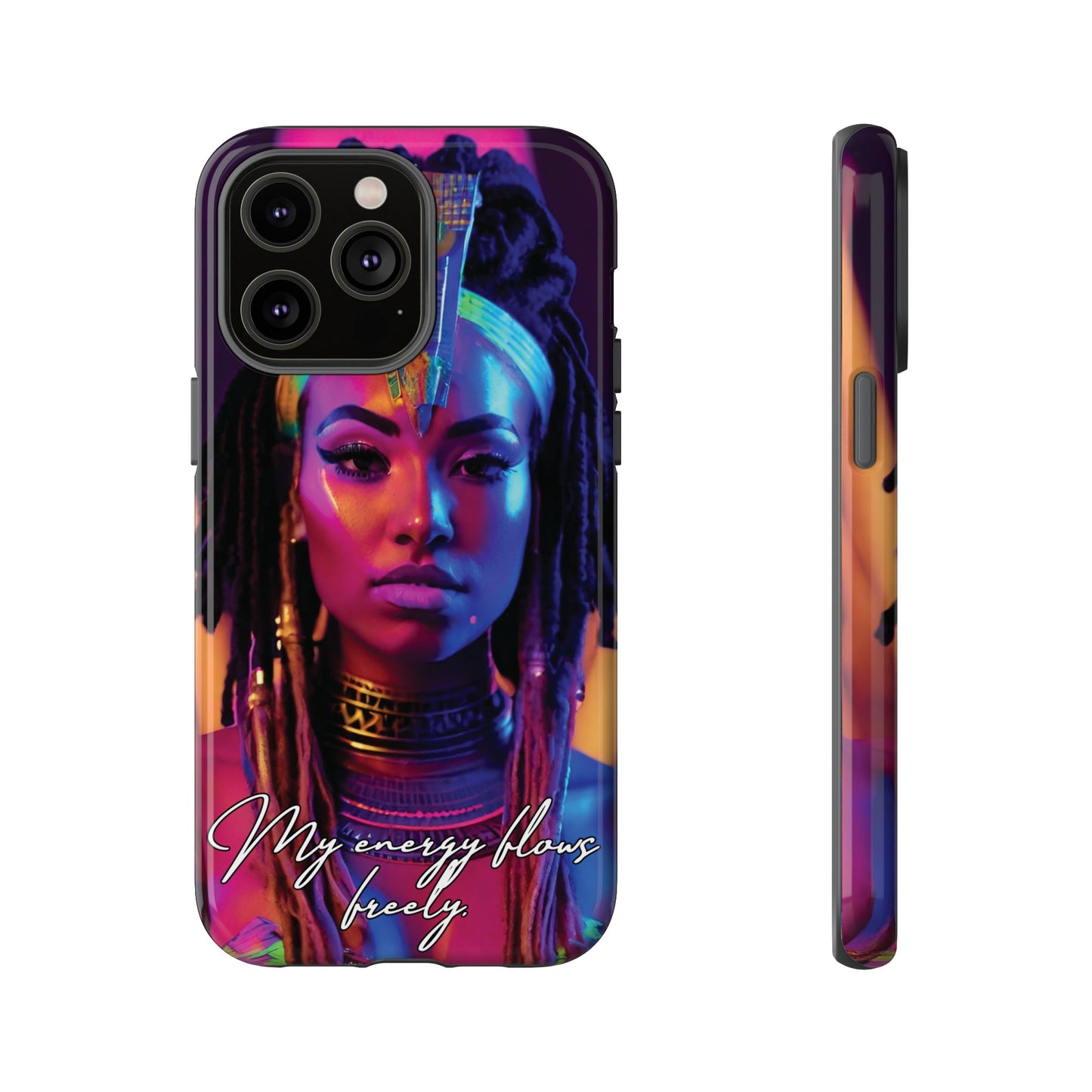 'Neon Goddess' Everflow Luminex Phone Case