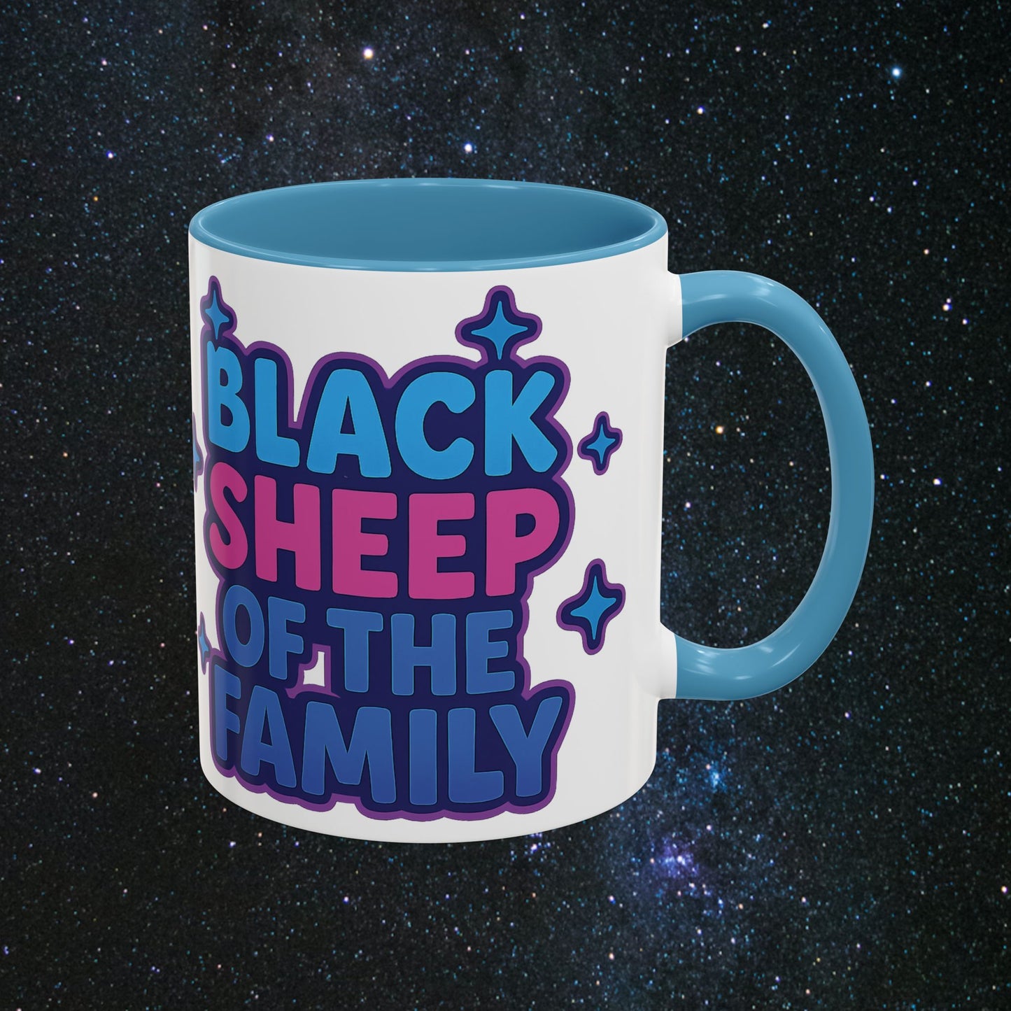 'Black Sheep' Accent Coffee Mug