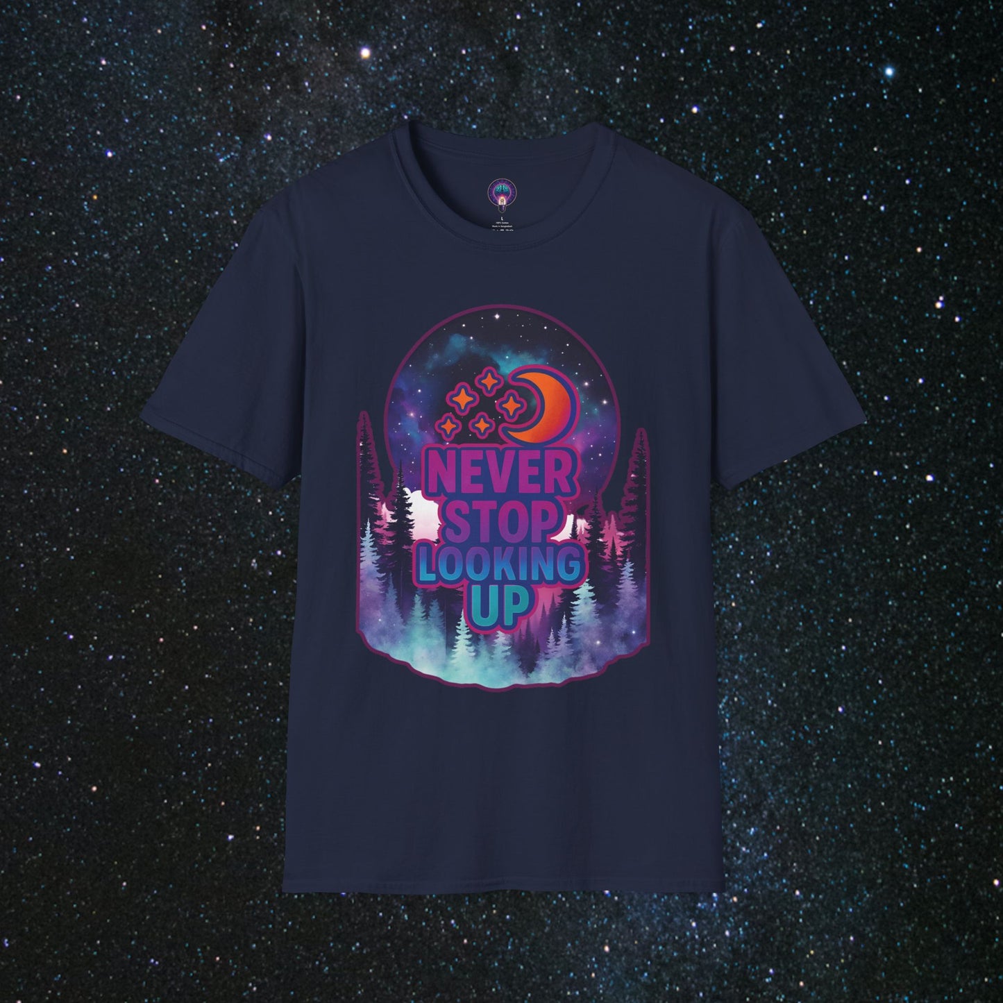 Never Stop Looking Up Softstyle Tee