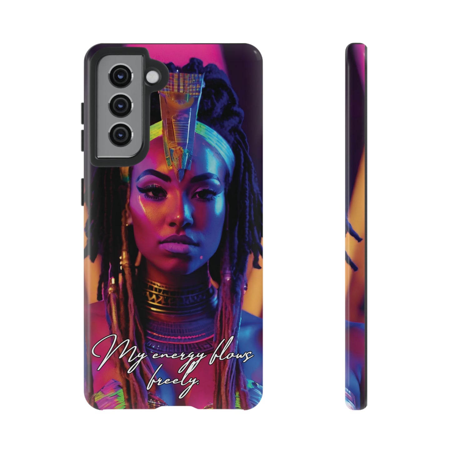 'Neon Goddess' Everflow Luminex Phone Case