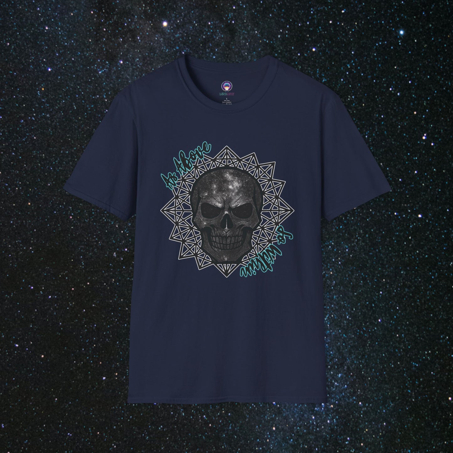 Fractal Abyss Softstyle Tee