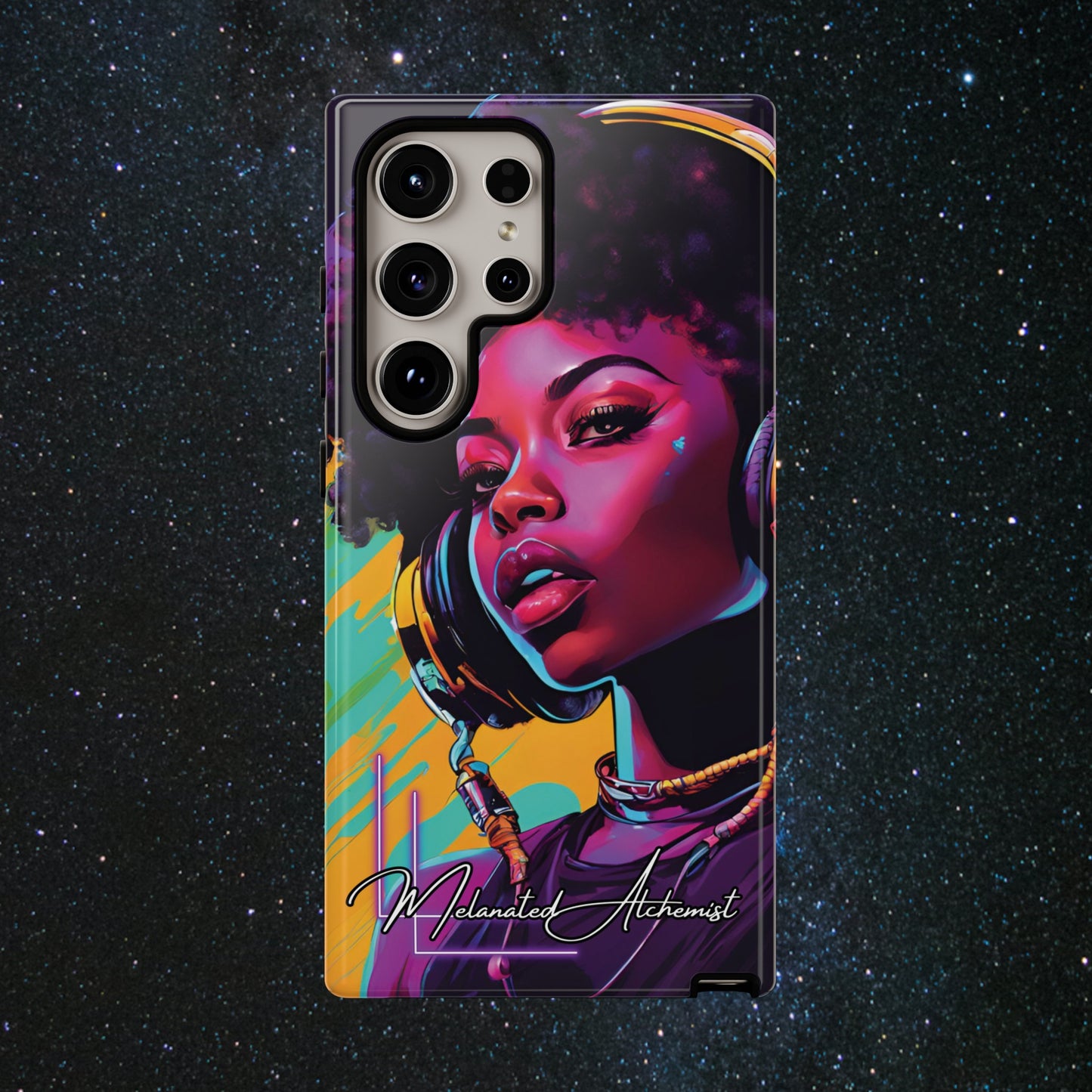 NoirAlchemy Glow - Transmute Woman Luminex Phone Case
