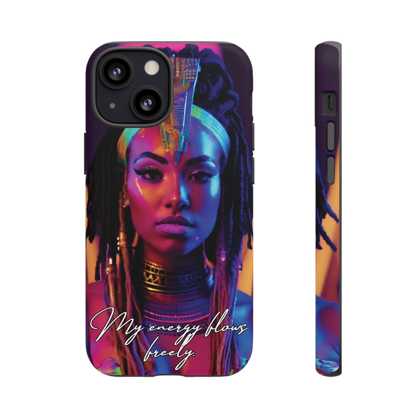 'Neon Goddess' Everflow Luminex Phone Case