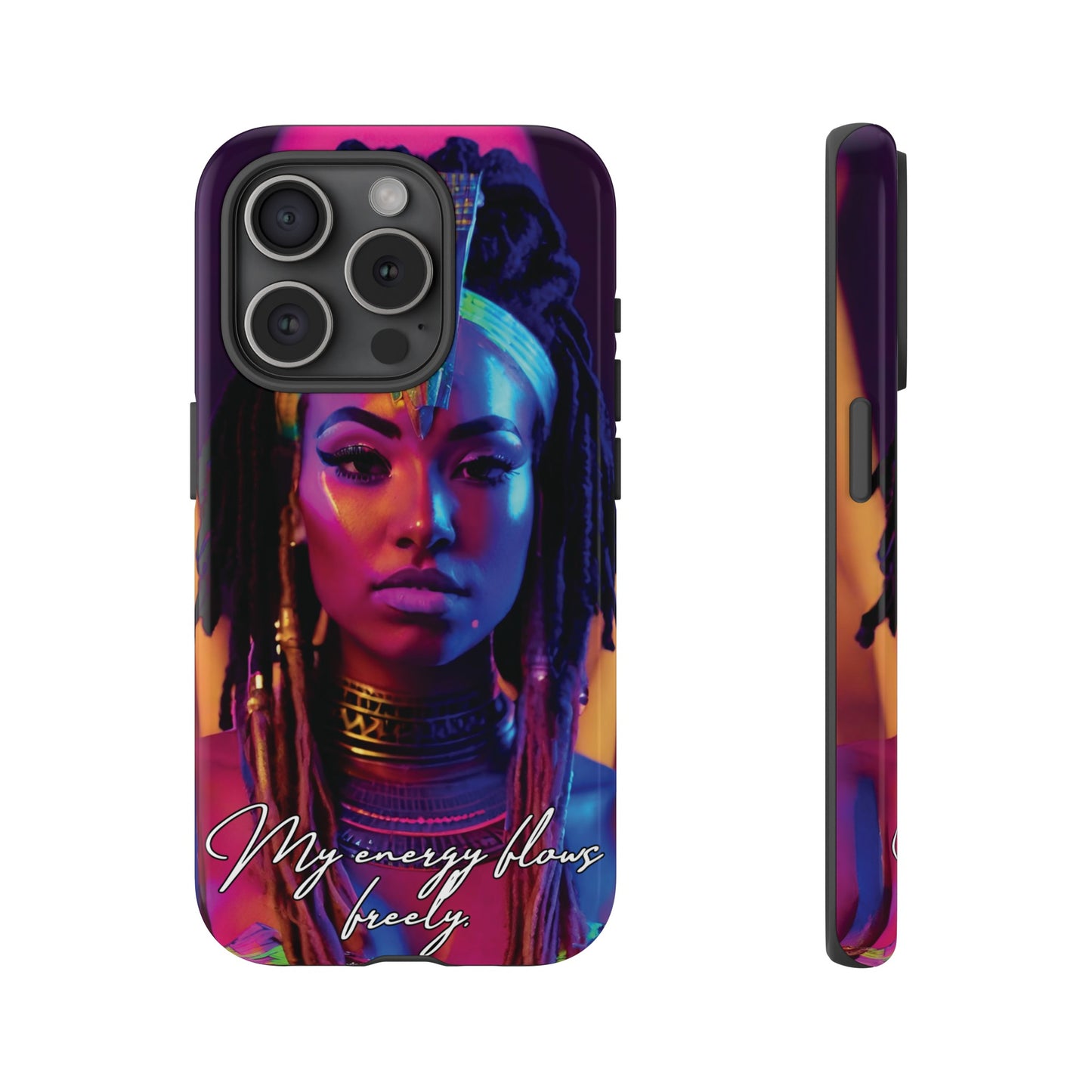'Neon Goddess' Everflow Luminex Phone Case
