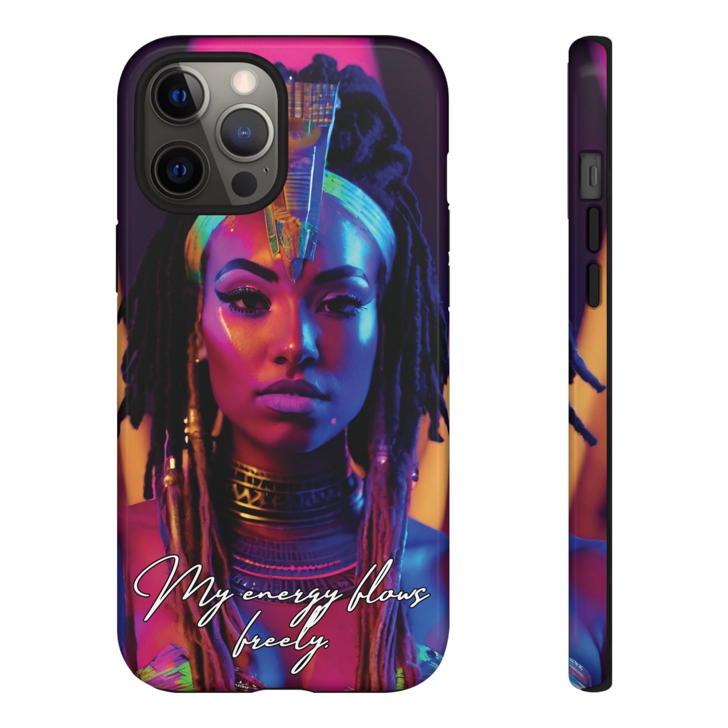 'Neon Goddess' Everflow Luminex Phone Case