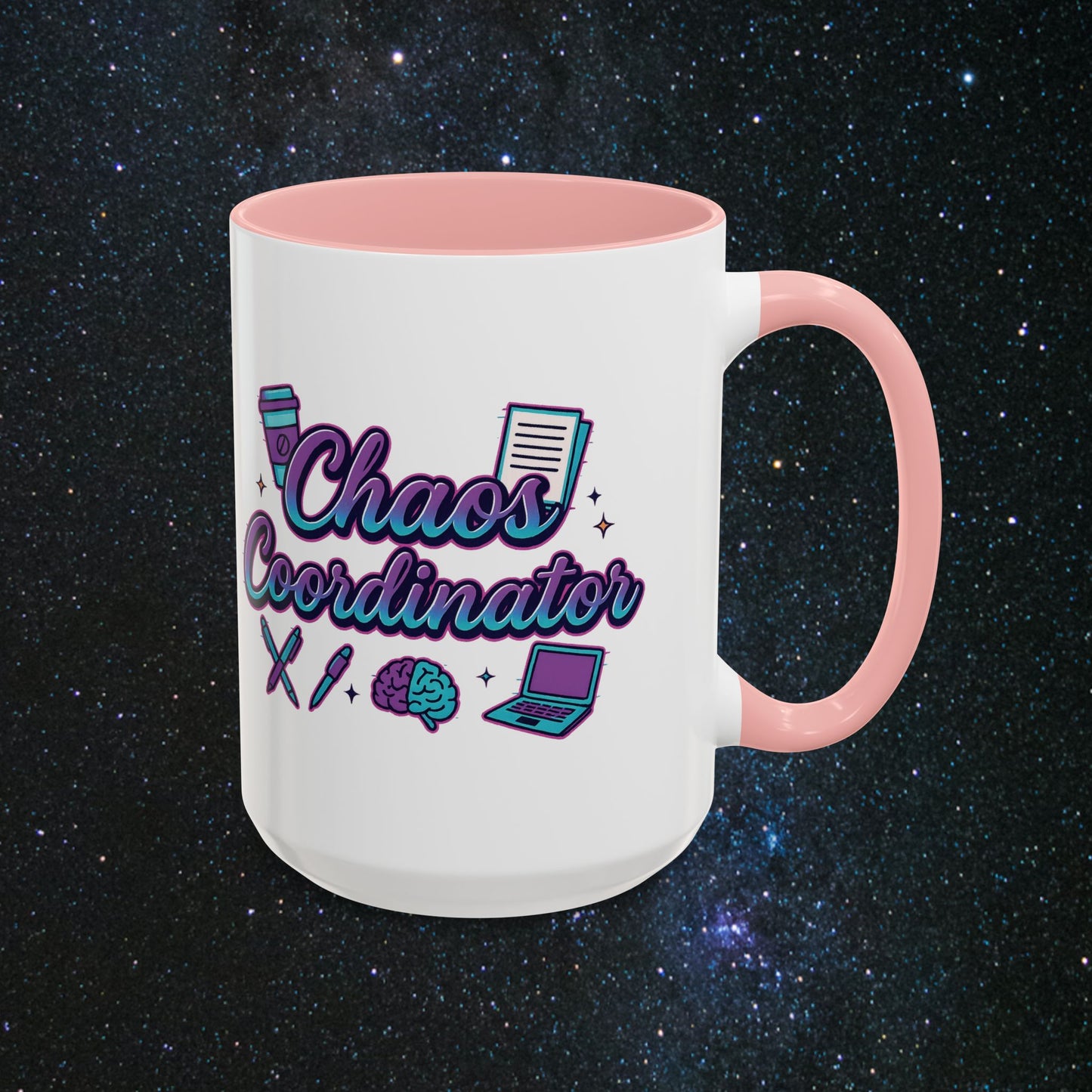 Chaos Coordinator Accent Coffee Mug