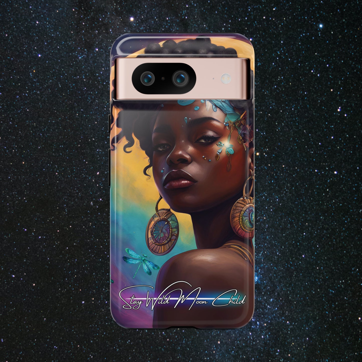Stay Wild Moon Child - Noir Luminex Phone Case