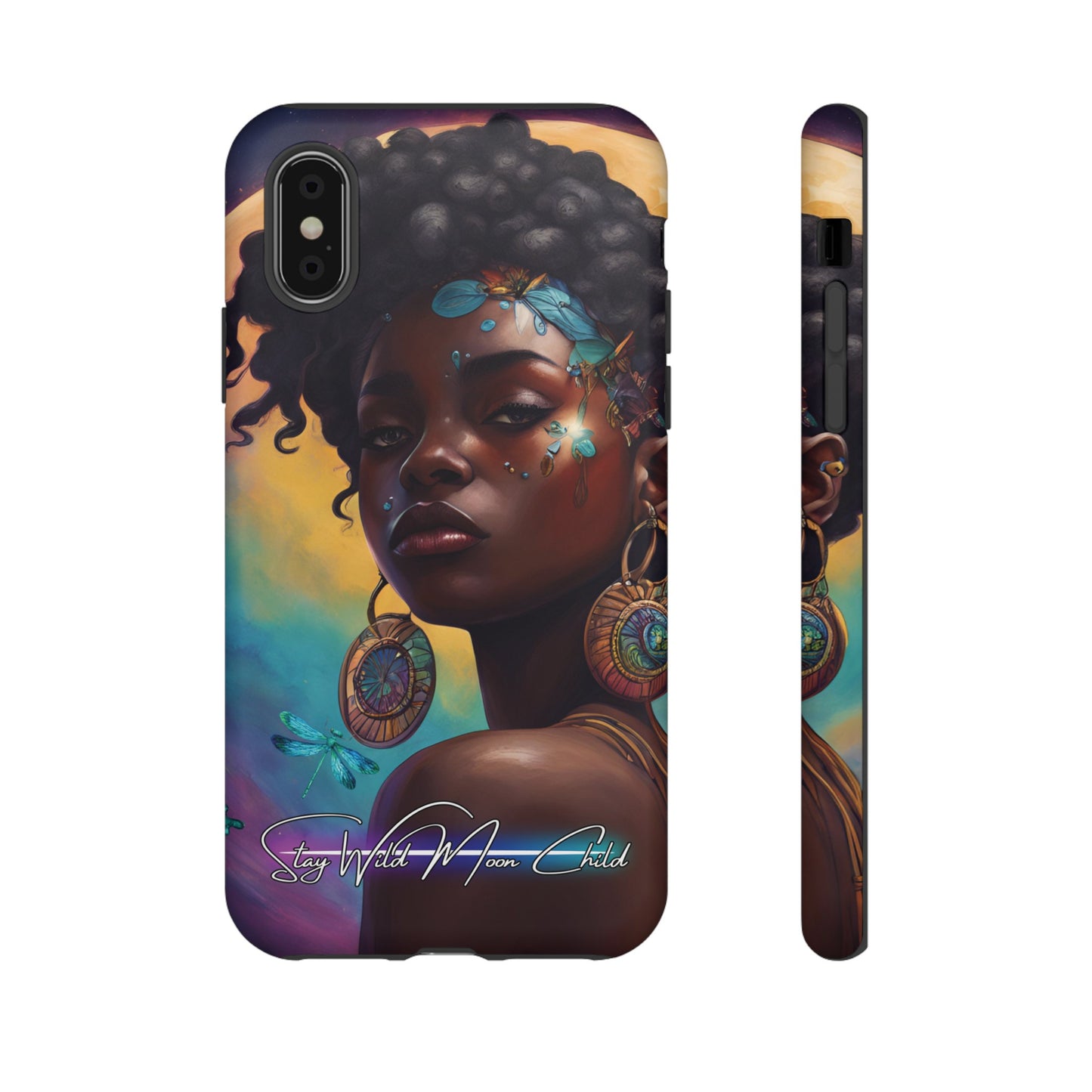 Stay Wild Moon Child - Noir Luminex Phone Case