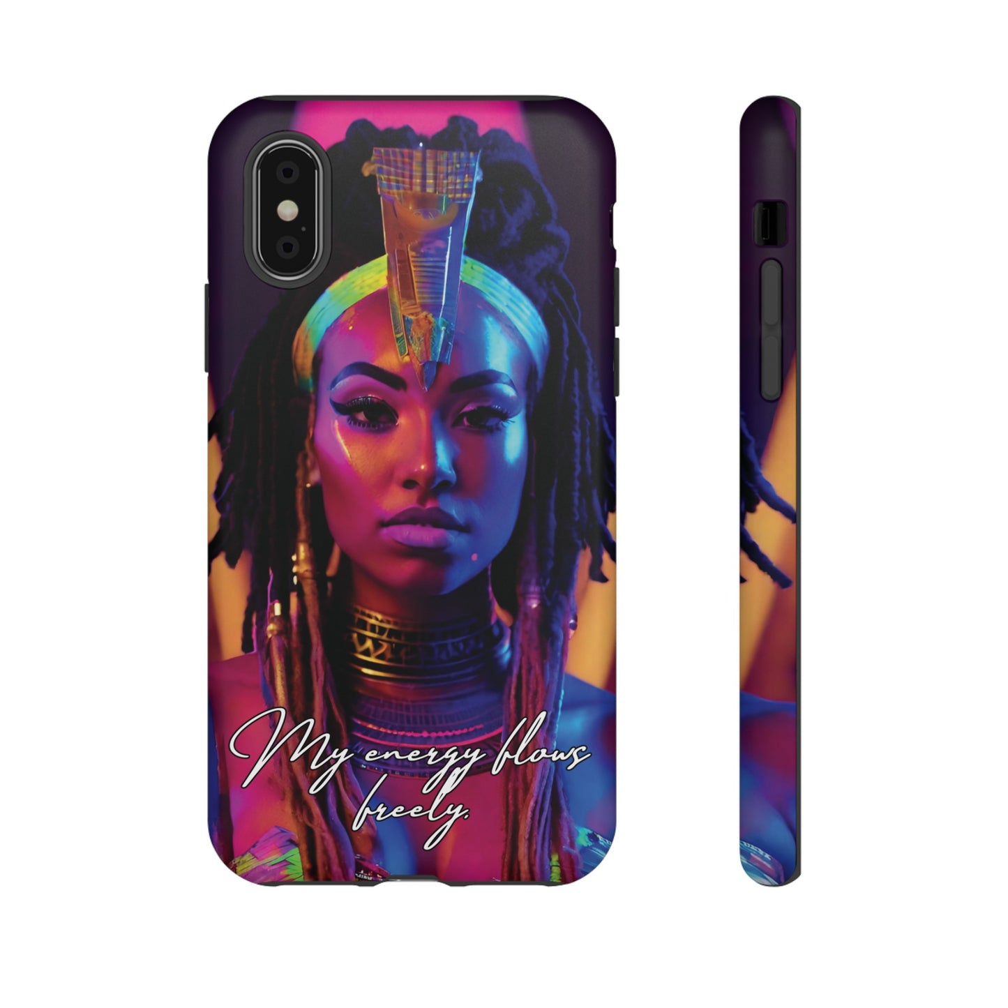 'Neon Goddess' Everflow Luminex Phone Case