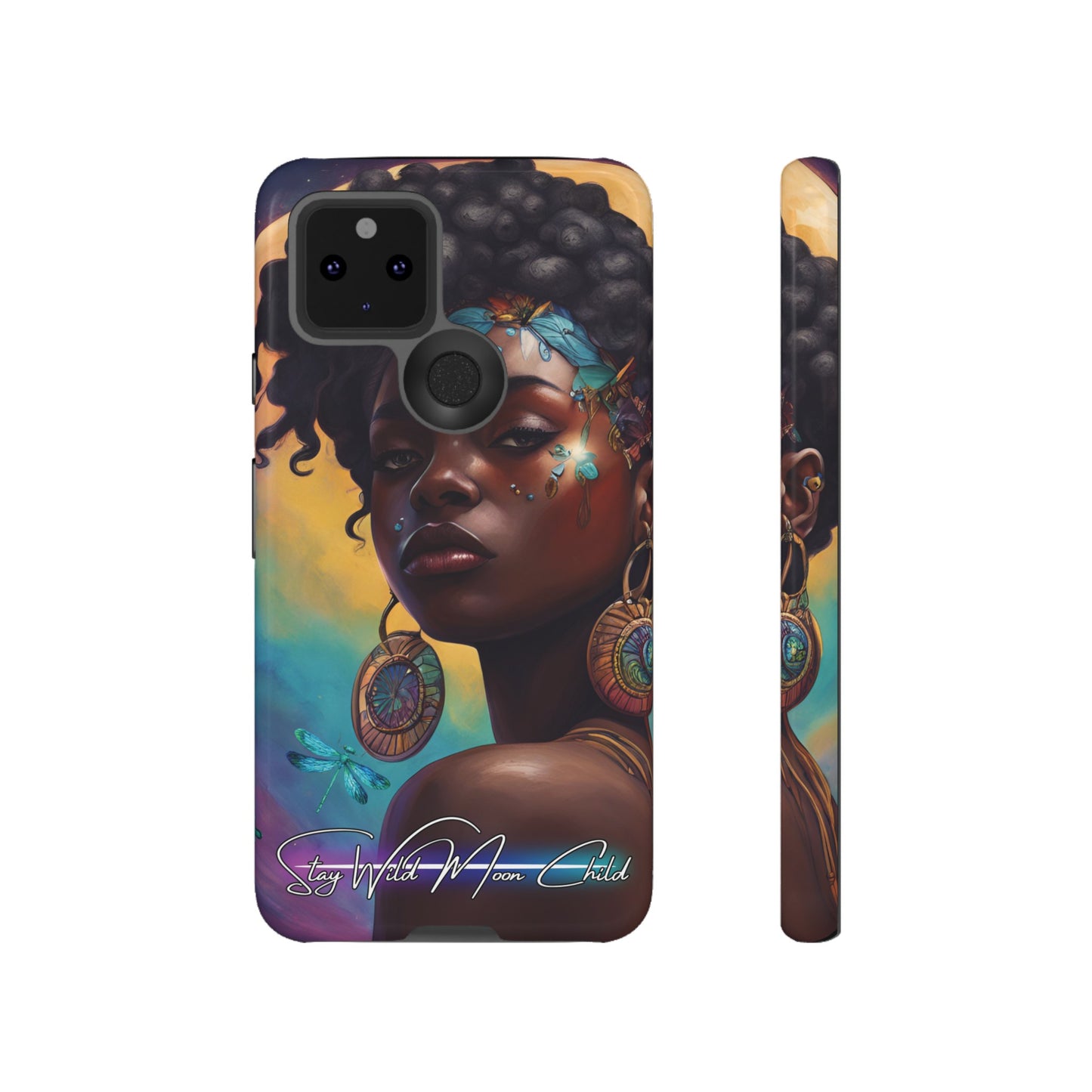 Stay Wild Moon Child - Noir Luminex Phone Case