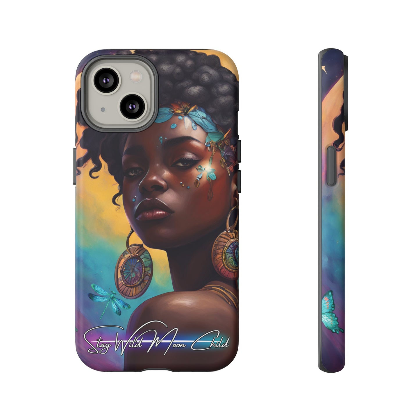 Stay Wild Moon Child - Noir Luminex Phone Case