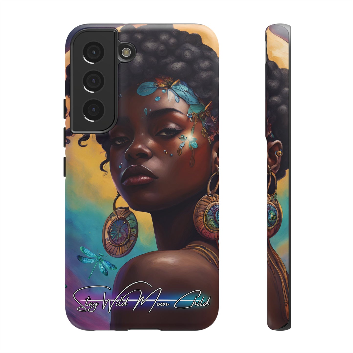 Stay Wild Moon Child - Noir Luminex Phone Case