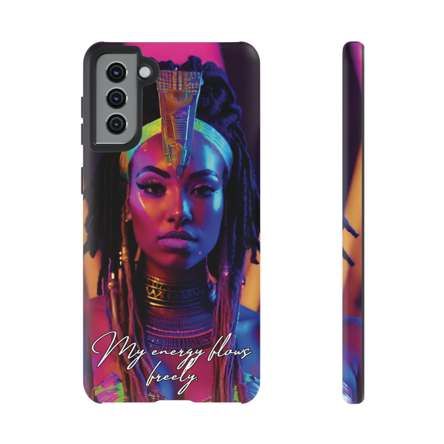 'Neon Goddess' Everflow Luminex Phone Case