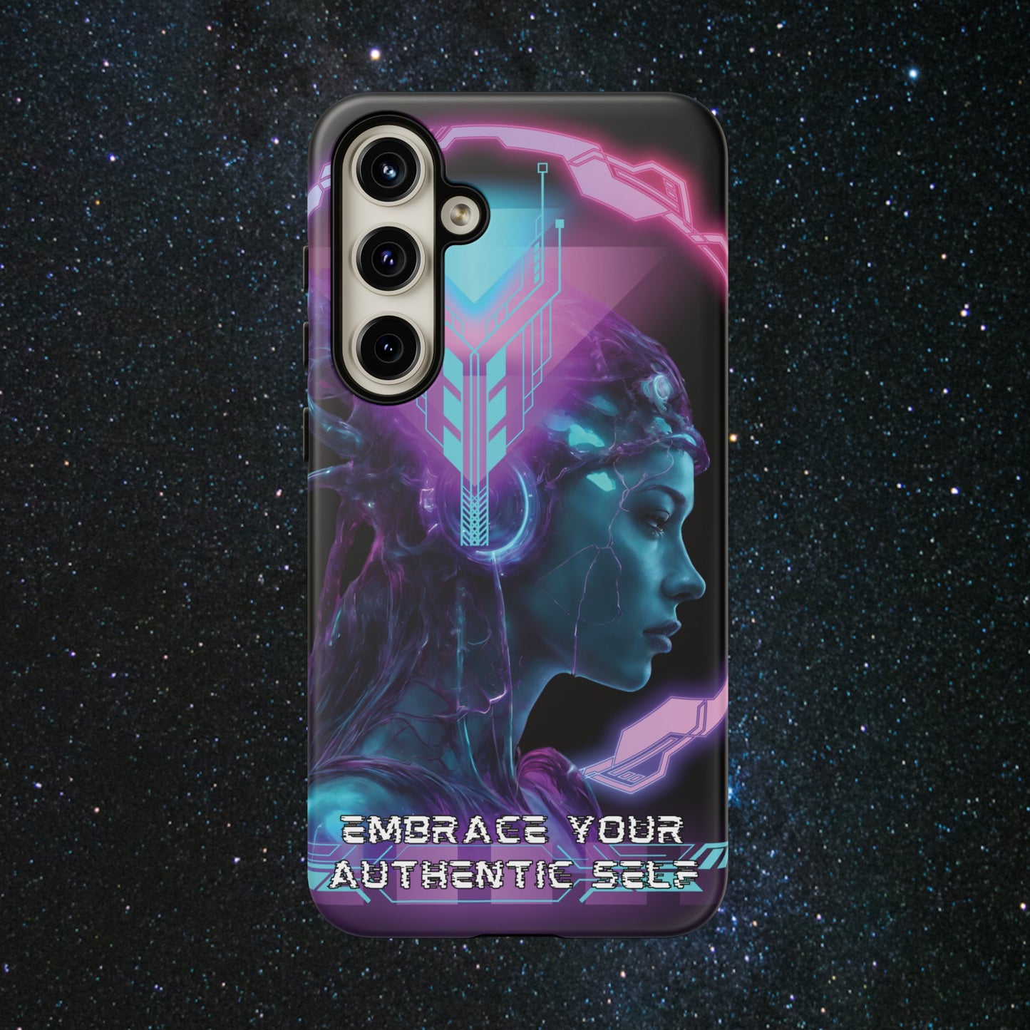 'Neon Goddess' Authentic Self Luminex Phone Case
