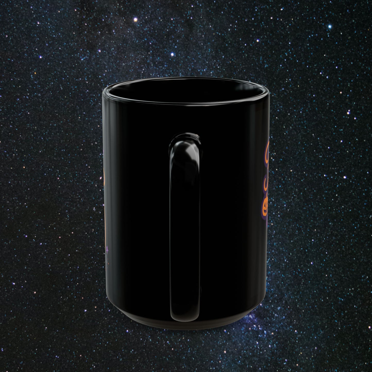 Feline The Vibe Black Mug