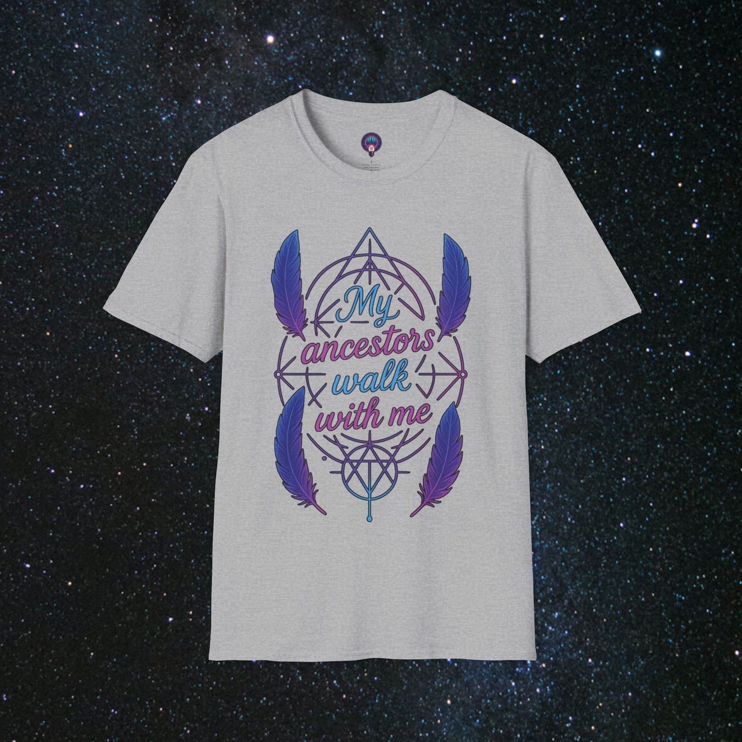 My Ancestors Walk With Me Softstyle T-Shirt