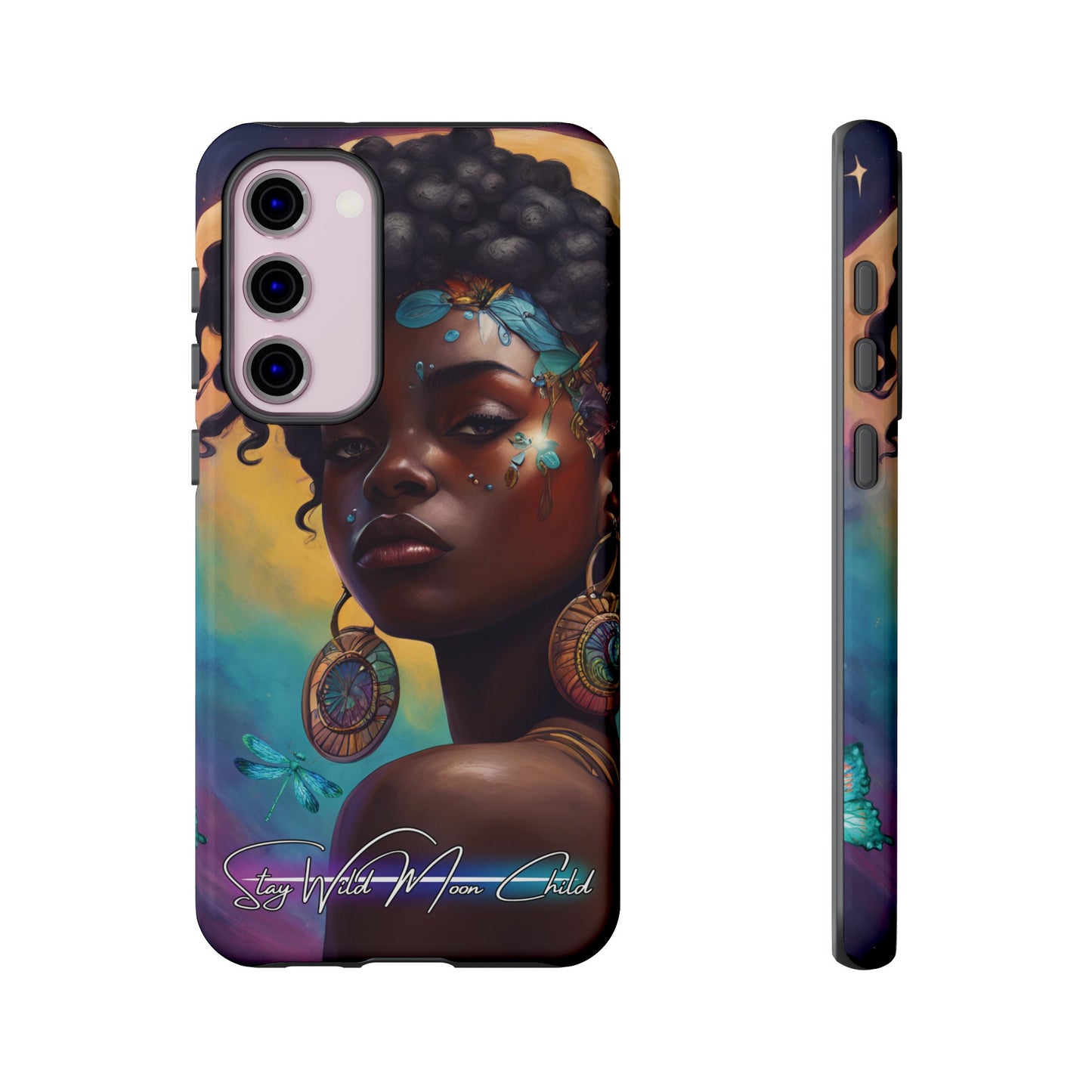 Stay Wild Moon Child - Noir Luminex Phone Case