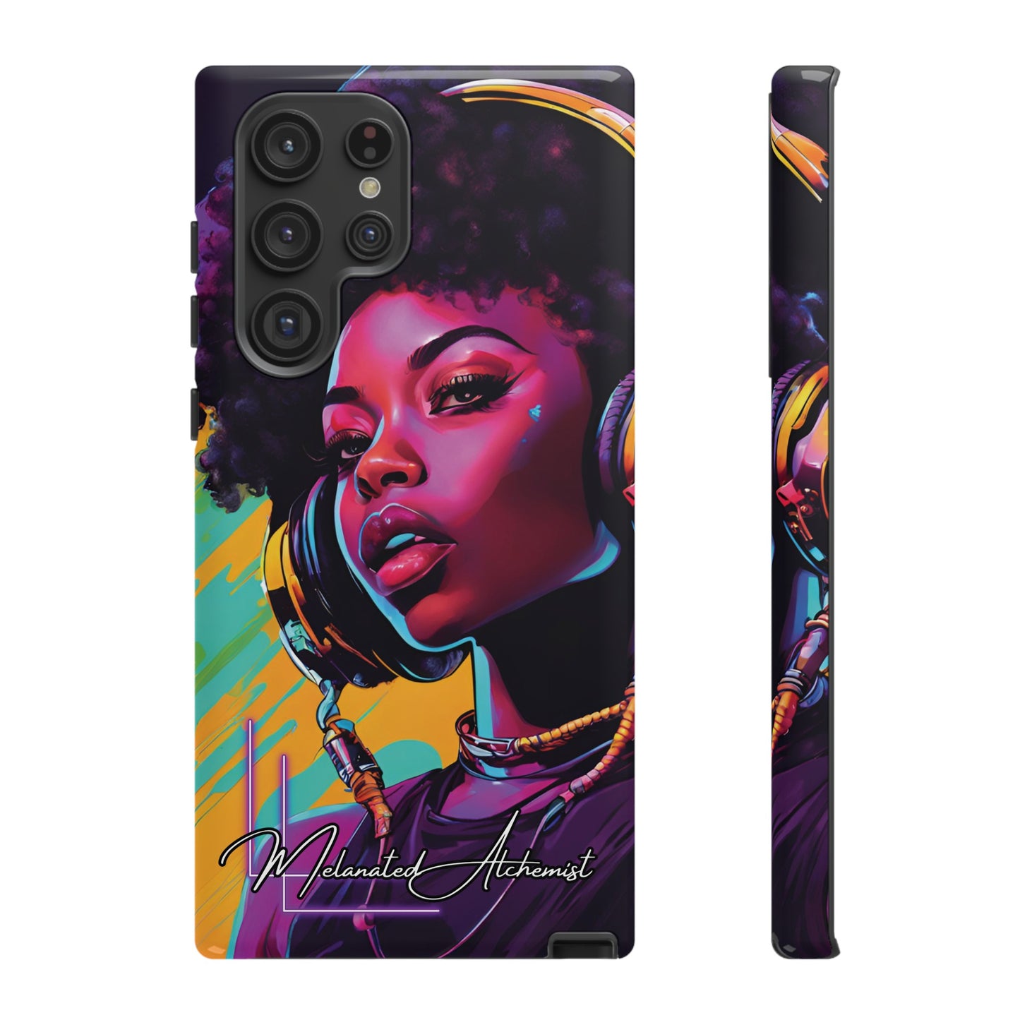 NoirAlchemy Glow - Transmute Woman Luminex Phone Case
