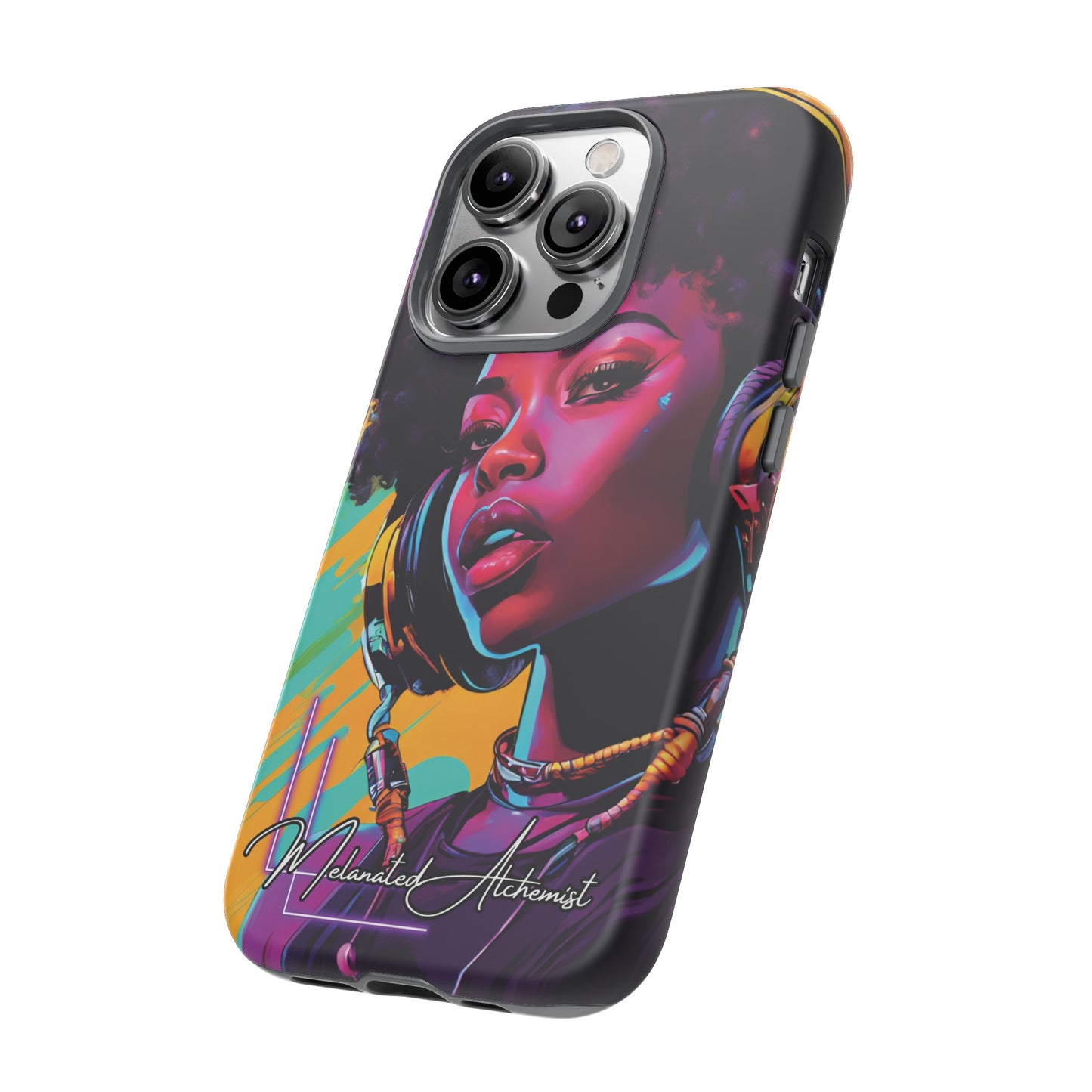 NoirAlchemy Glow - Transmute Woman Luminex Phone Case