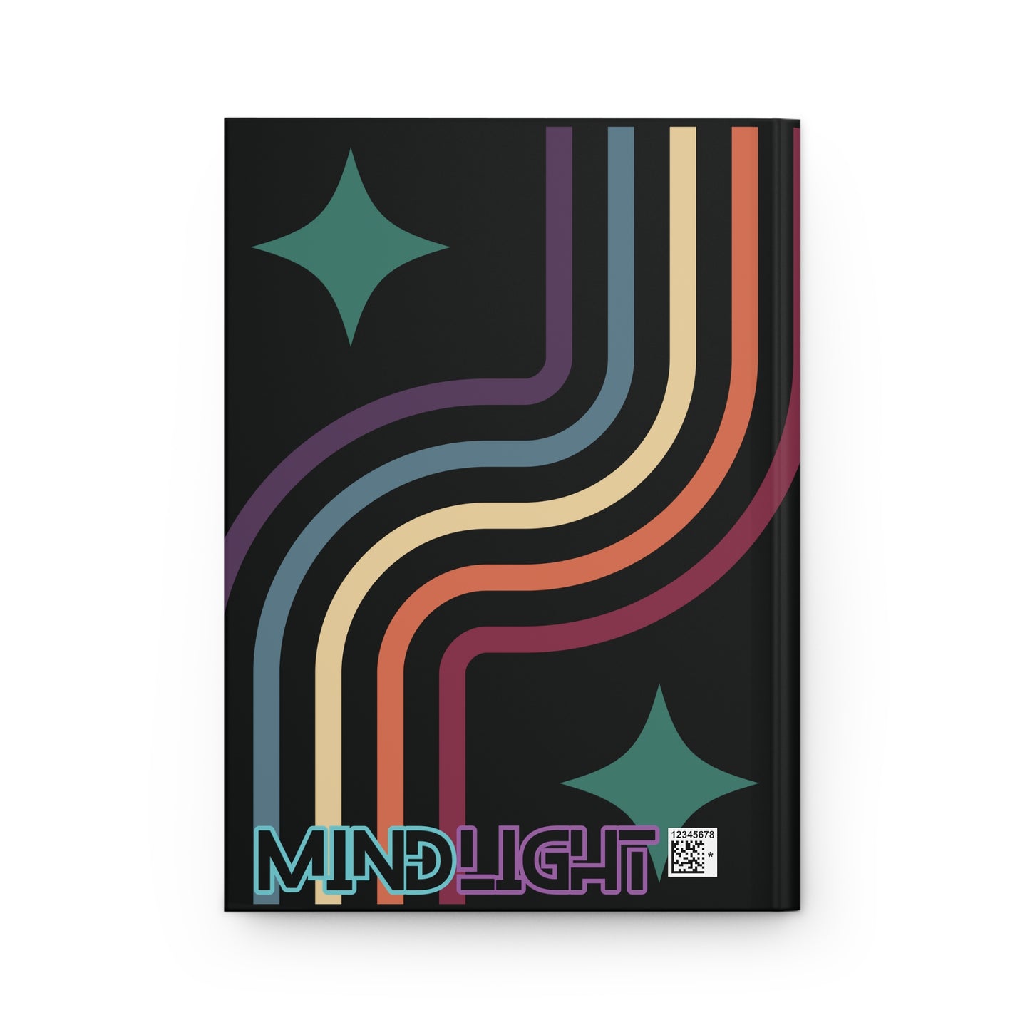Let It Flow Rainbow Hardcover Journal