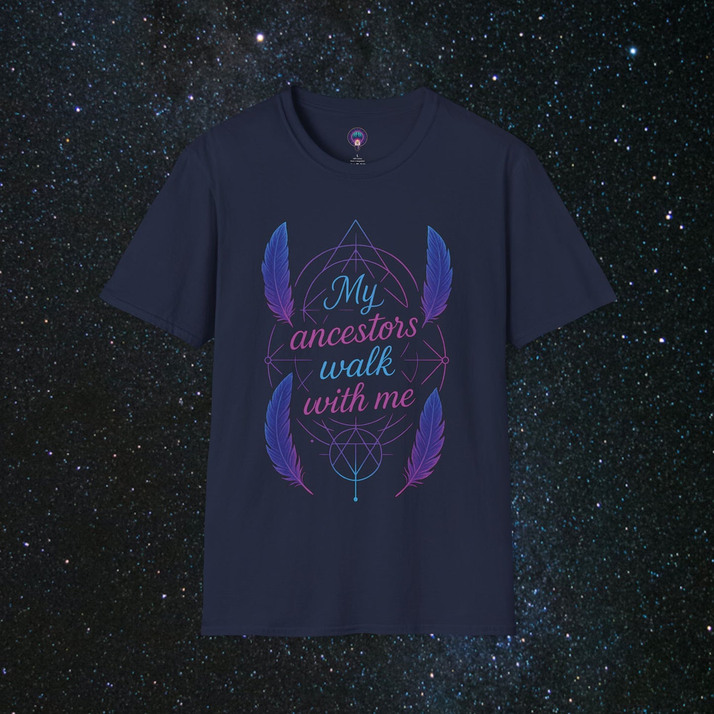 My Ancestors Walk With Me Softstyle T-Shirt