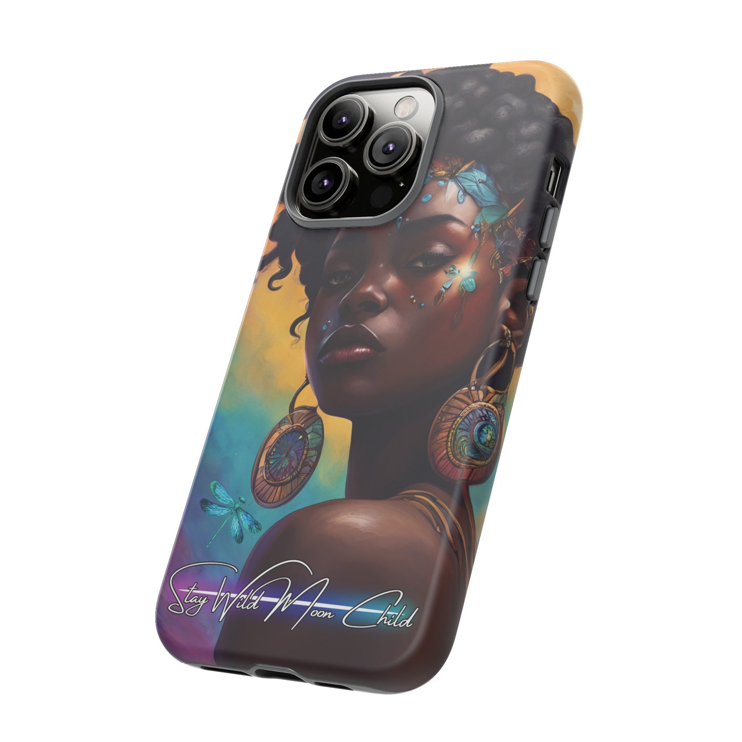 Stay Wild Moon Child - Noir Luminex Phone Case