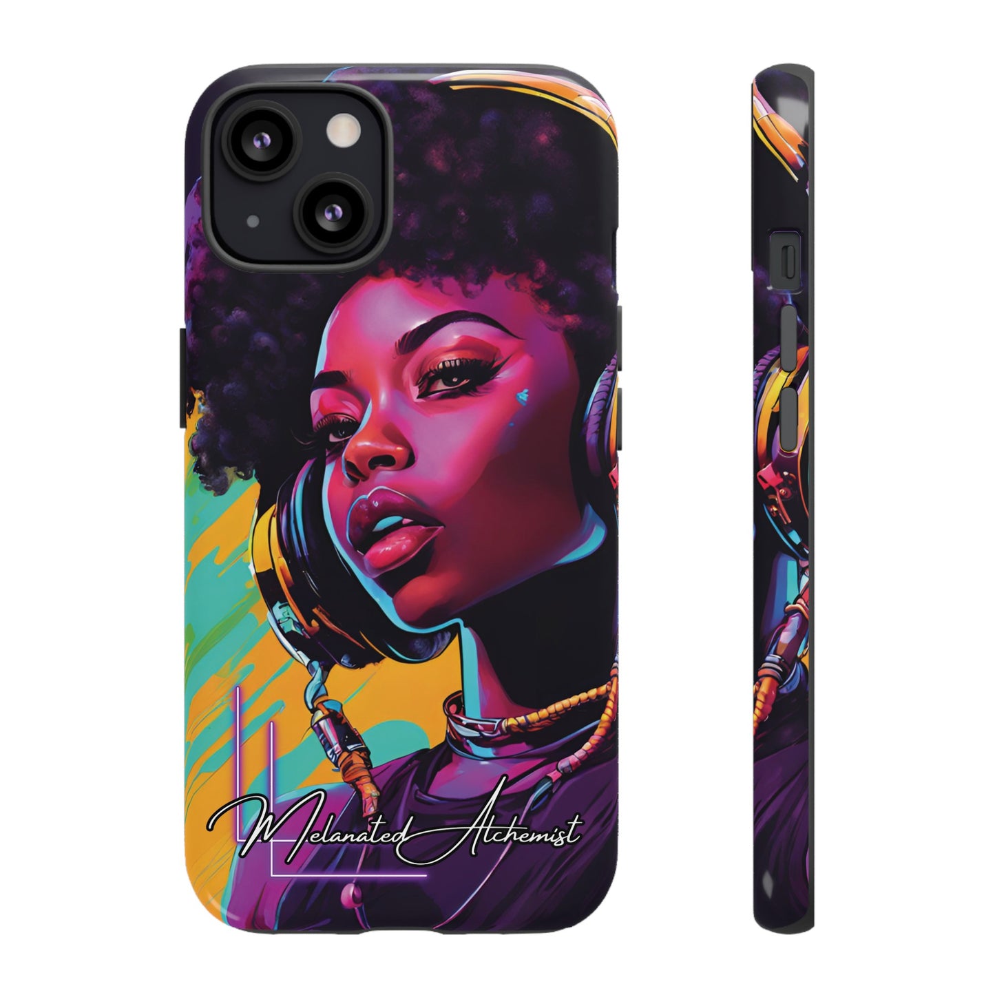 NoirAlchemy Glow - Transmute Woman Luminex Phone Case